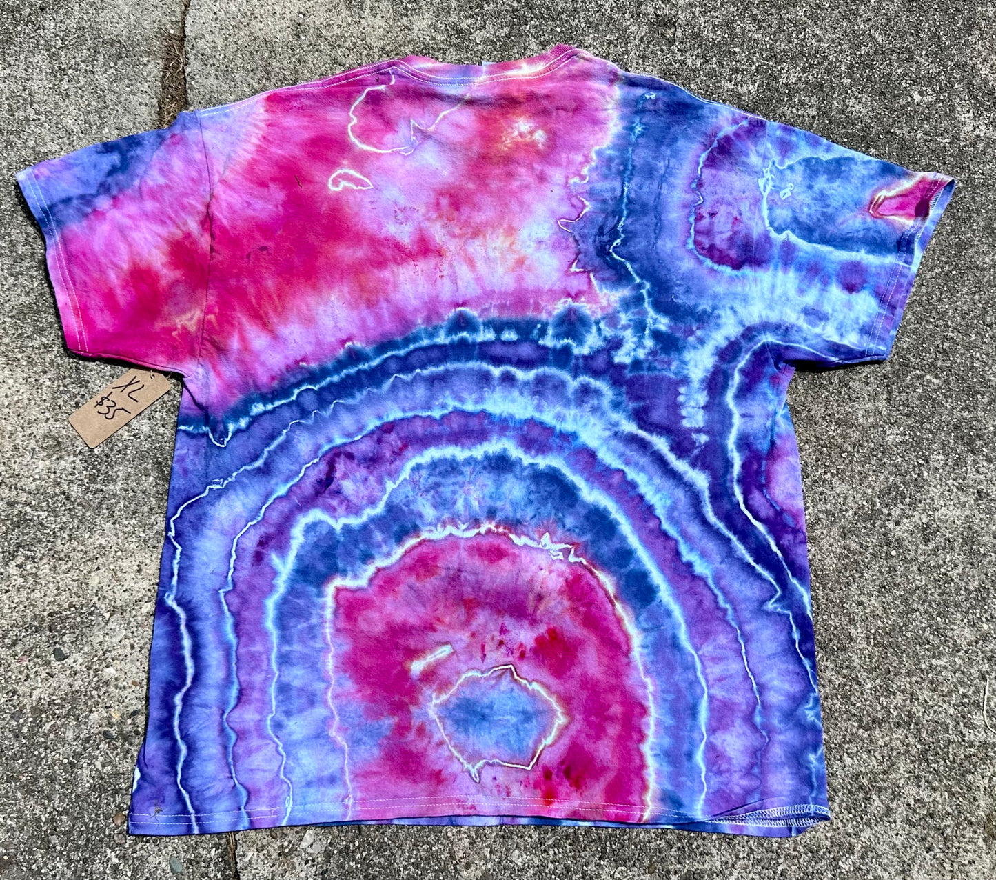 XL Purple & Pink Geode tee