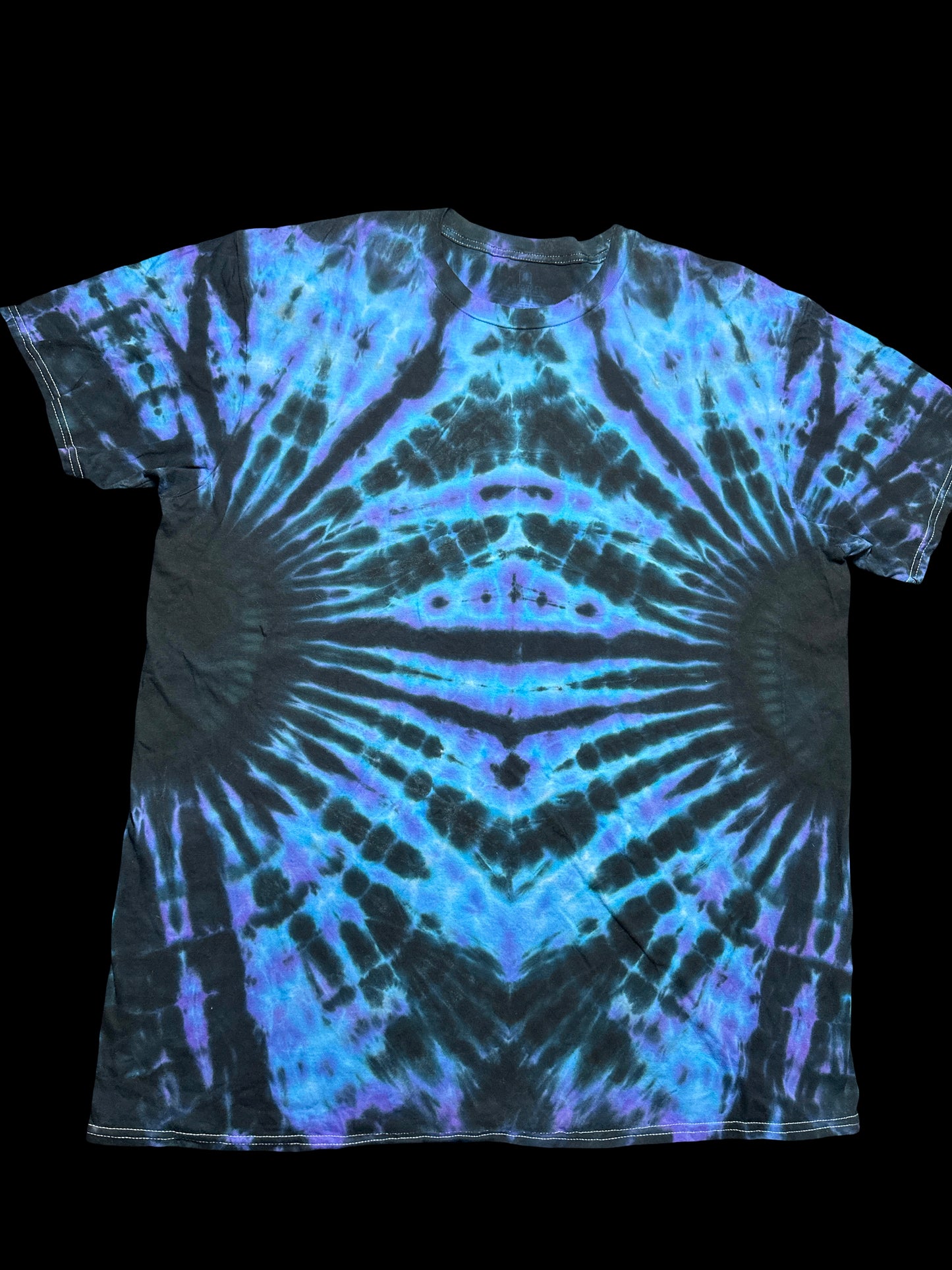2XL Electric Blue Violet Pulsewave Tee