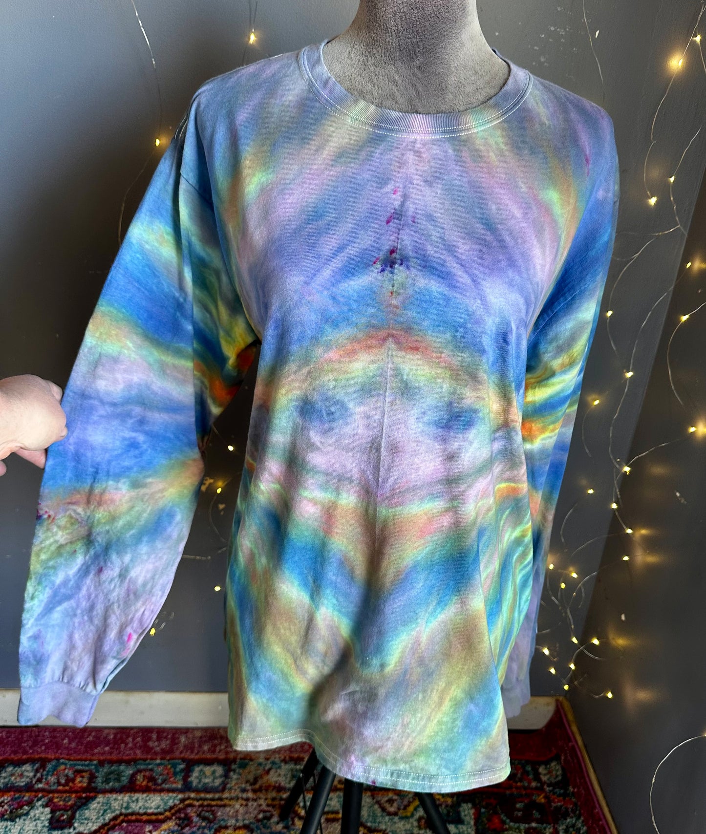 Medium “Aurora Fog” Long-sleeve tee