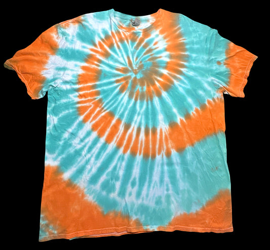 2XL Orange Crush Wave Tee