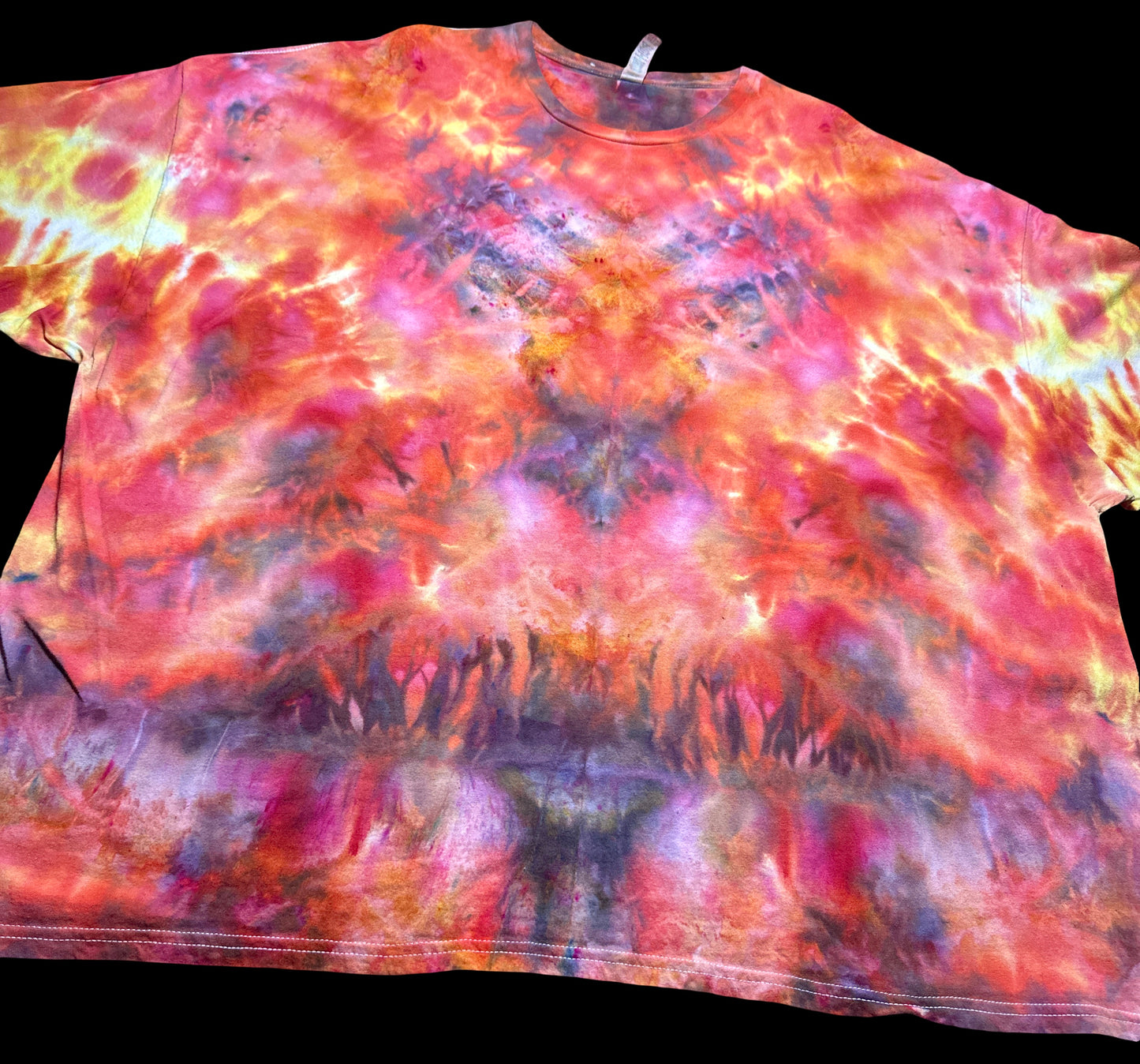 5XL Psychedelic Lion Flame Tee
