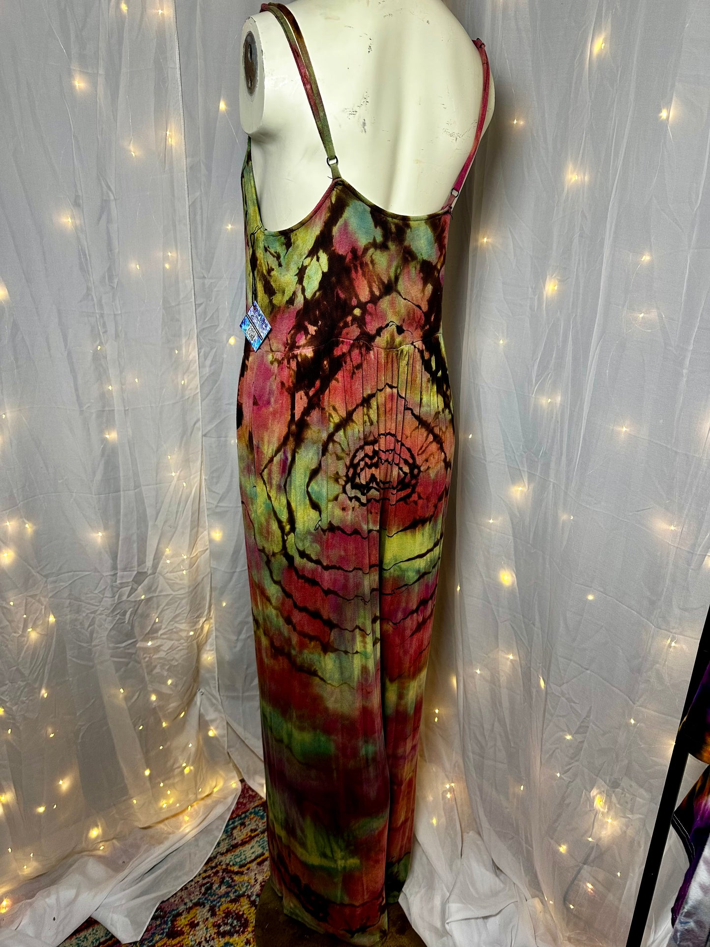 L/XL Ribbed Woodstock Wildflower Jumpsuit