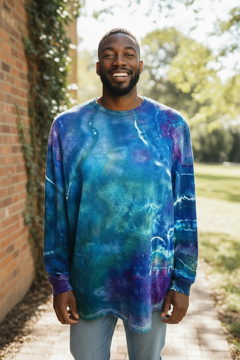 Large Starlight Ocean Long Sleeve Tee