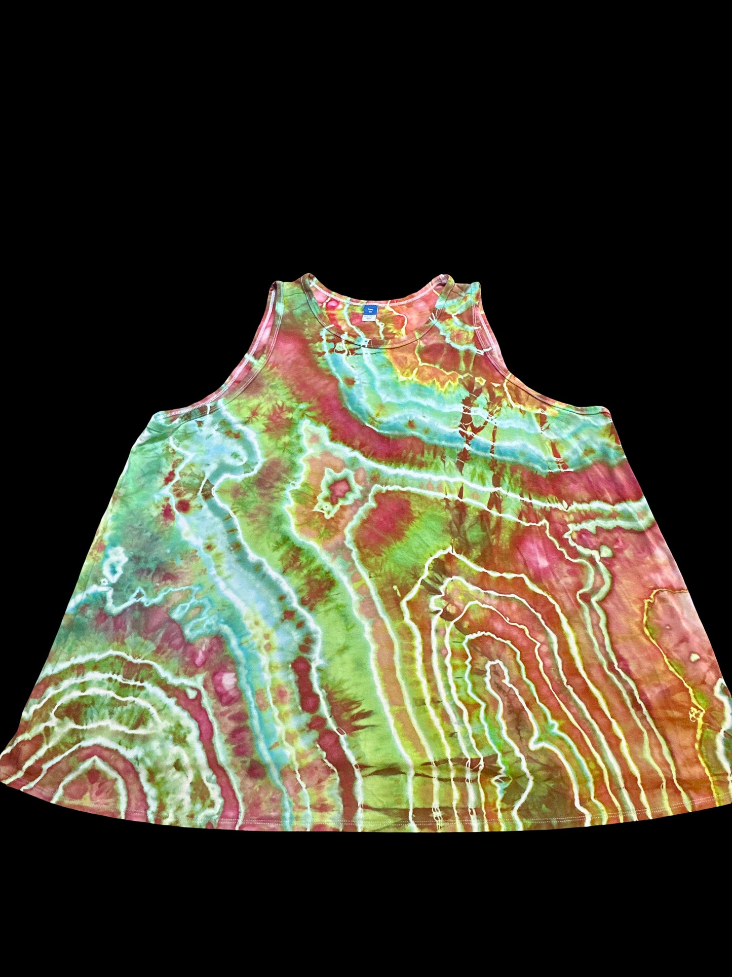 3X Woodstock Dream Rayon Tank Top