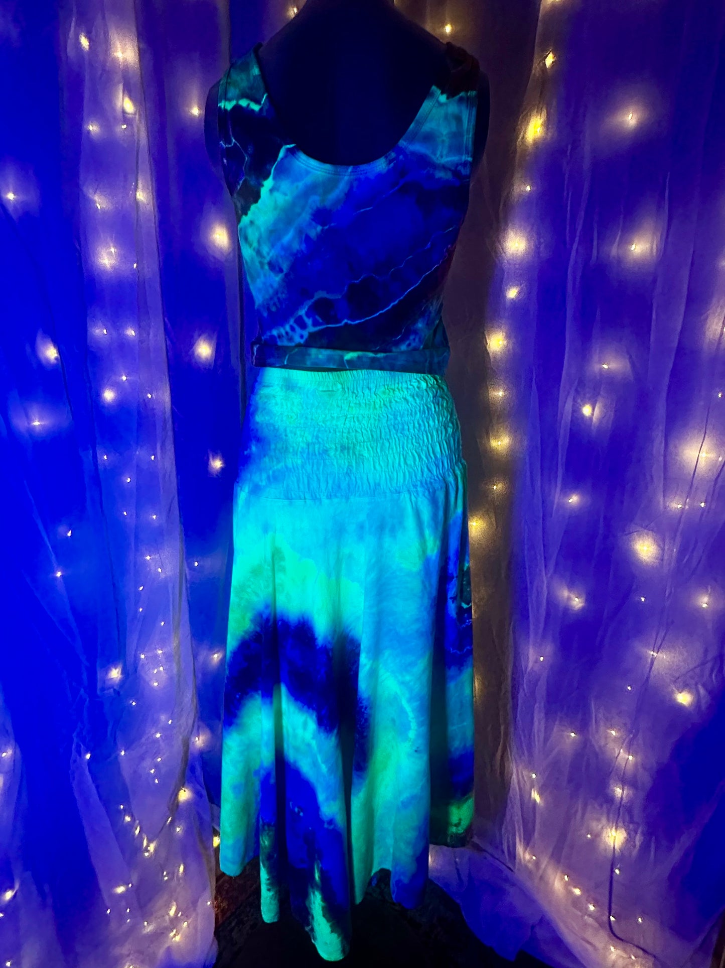 OS High Voltage Rainbow Convertible Set *UV REACTIVE*
