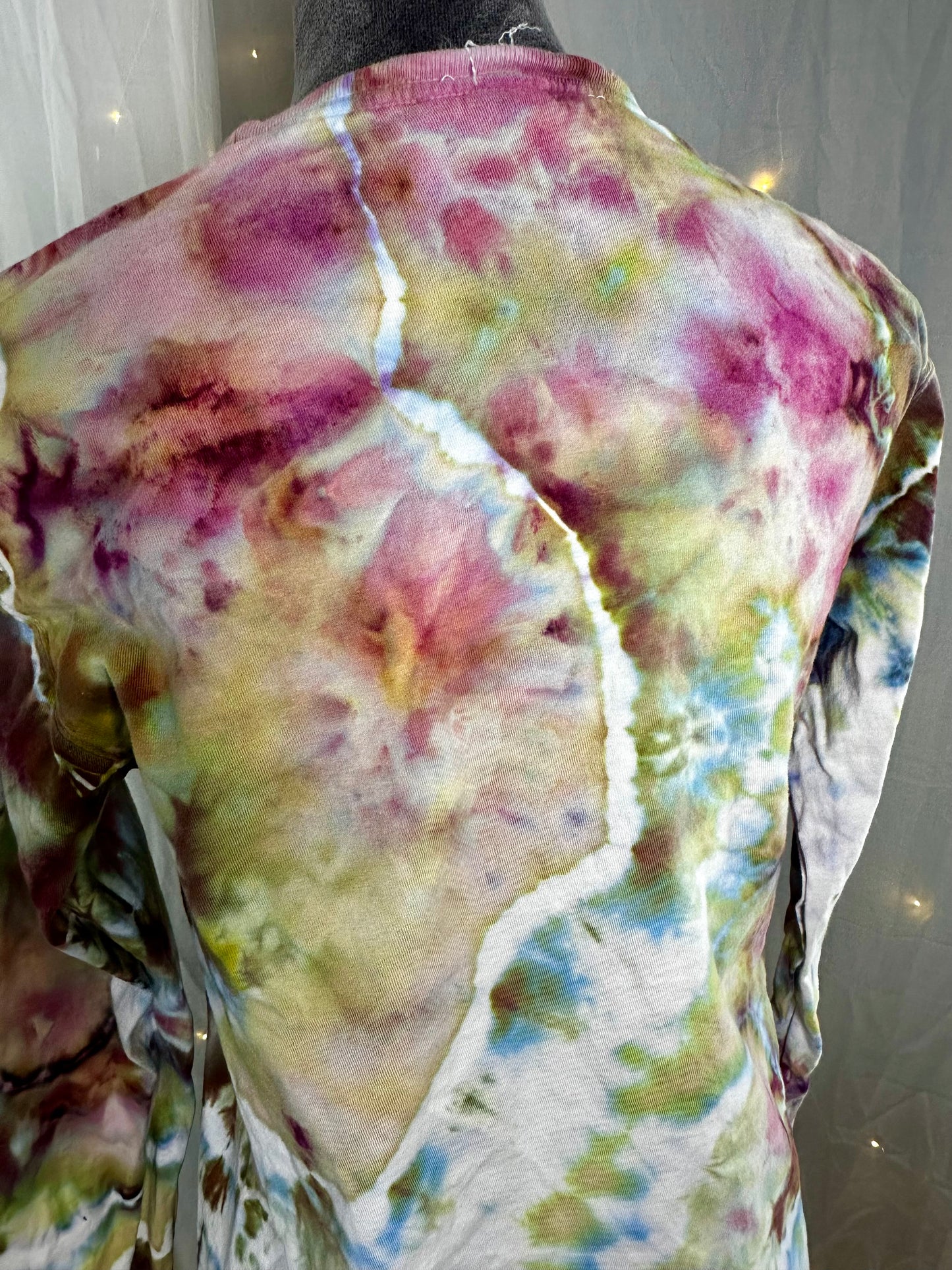 Small Plum Crazy Lace Agate Long Sleeve Tee