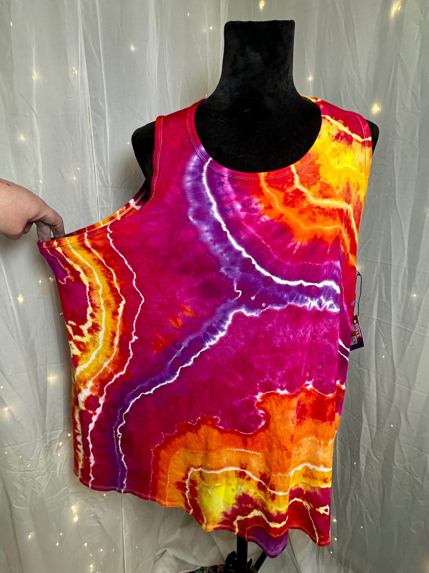 3X Sangaria Sunset Flowy Tank Top