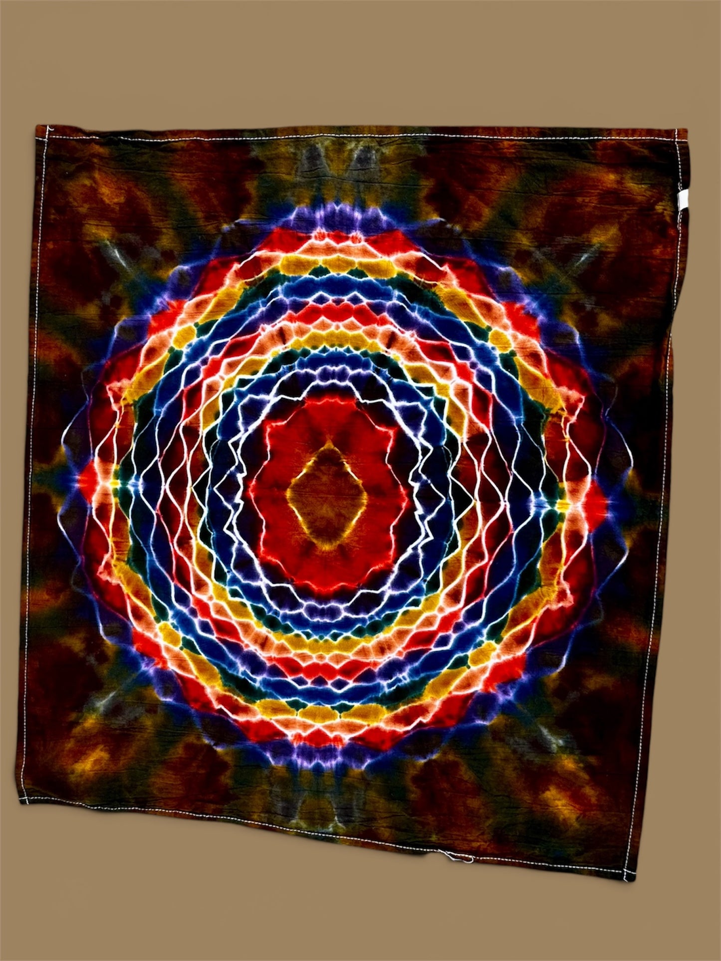 Firelight Mandala Kitchen Towel