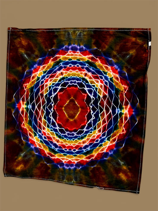 Firelight Mandala Kitchen Towel