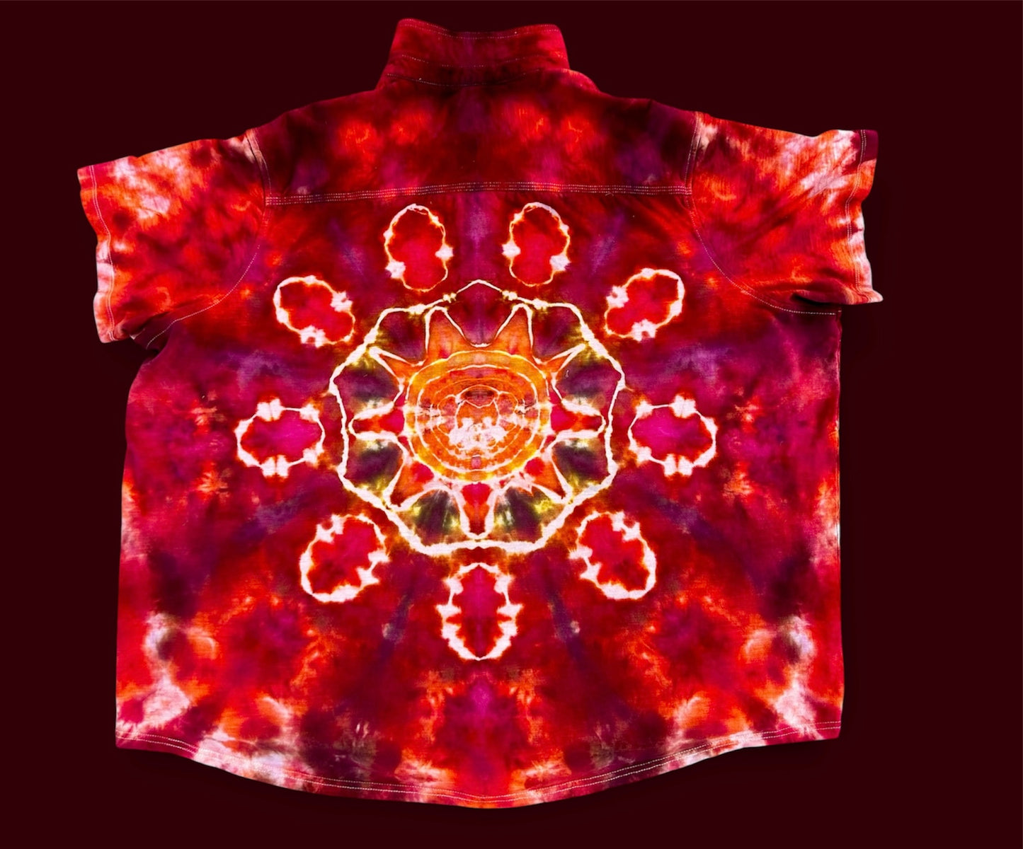 4XL Solar Bloom Button Down