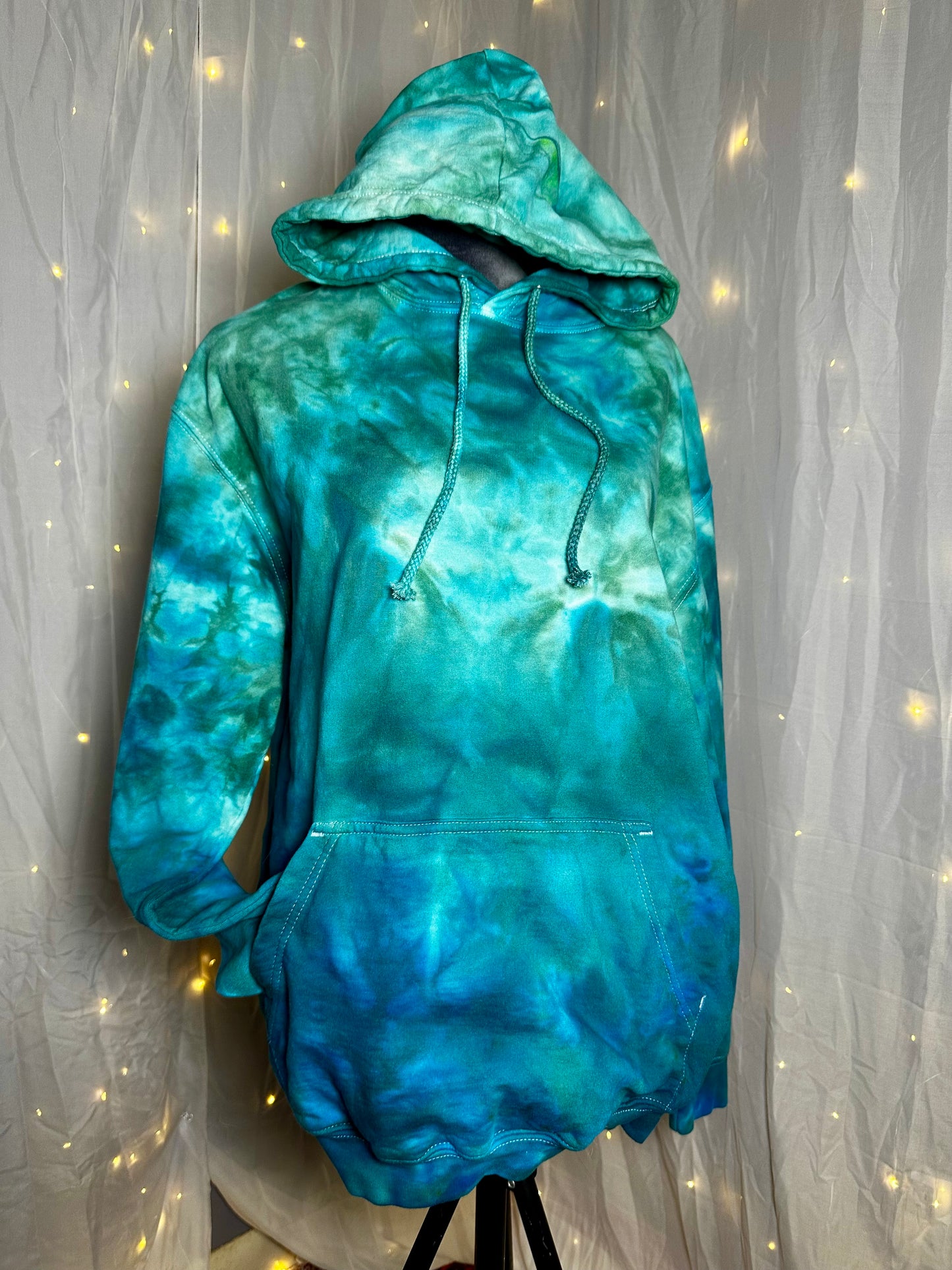 Large “Riptide” Ice Dye Hoodie