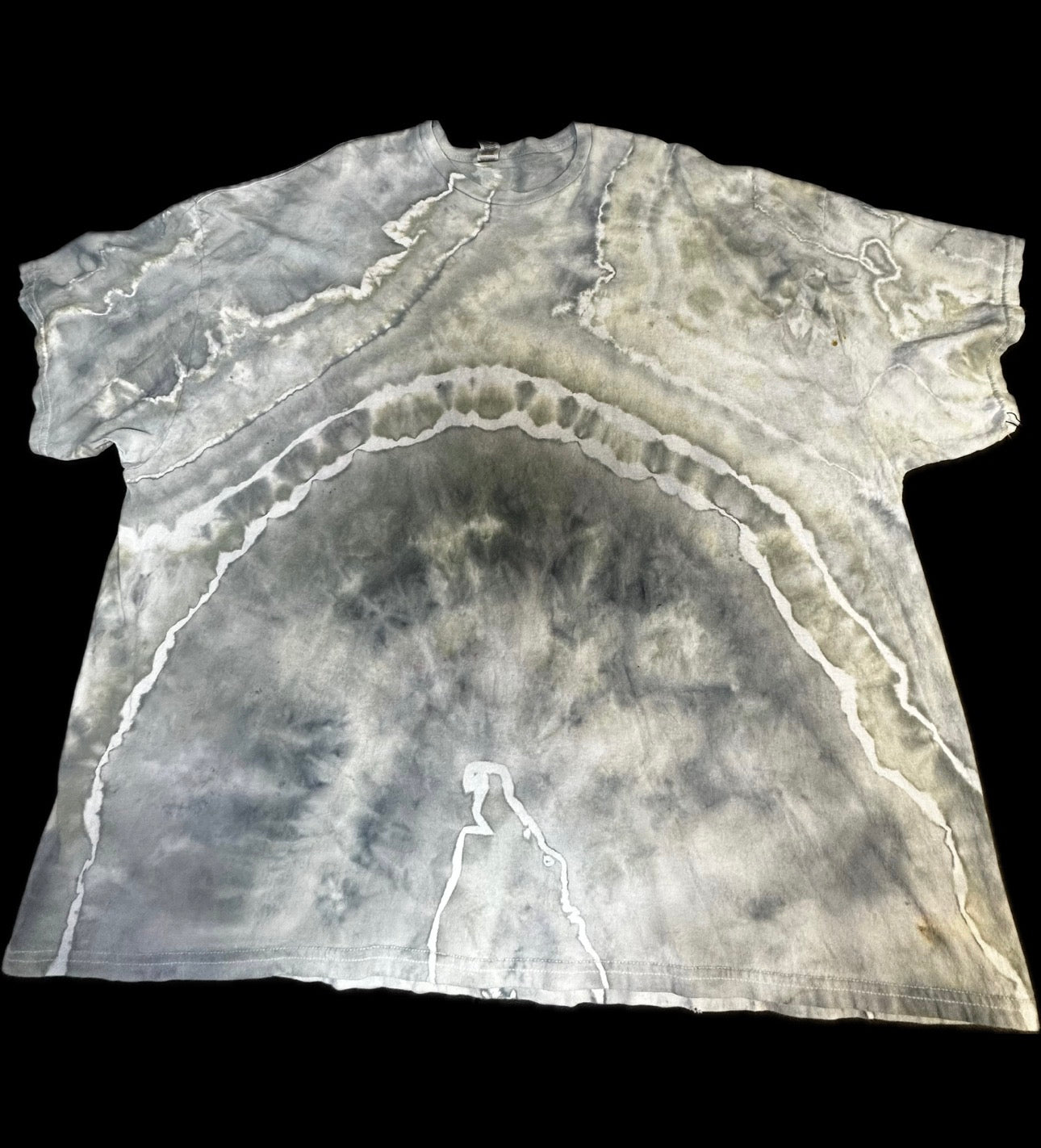 5XL Stone Echo Tie-Dye Tee