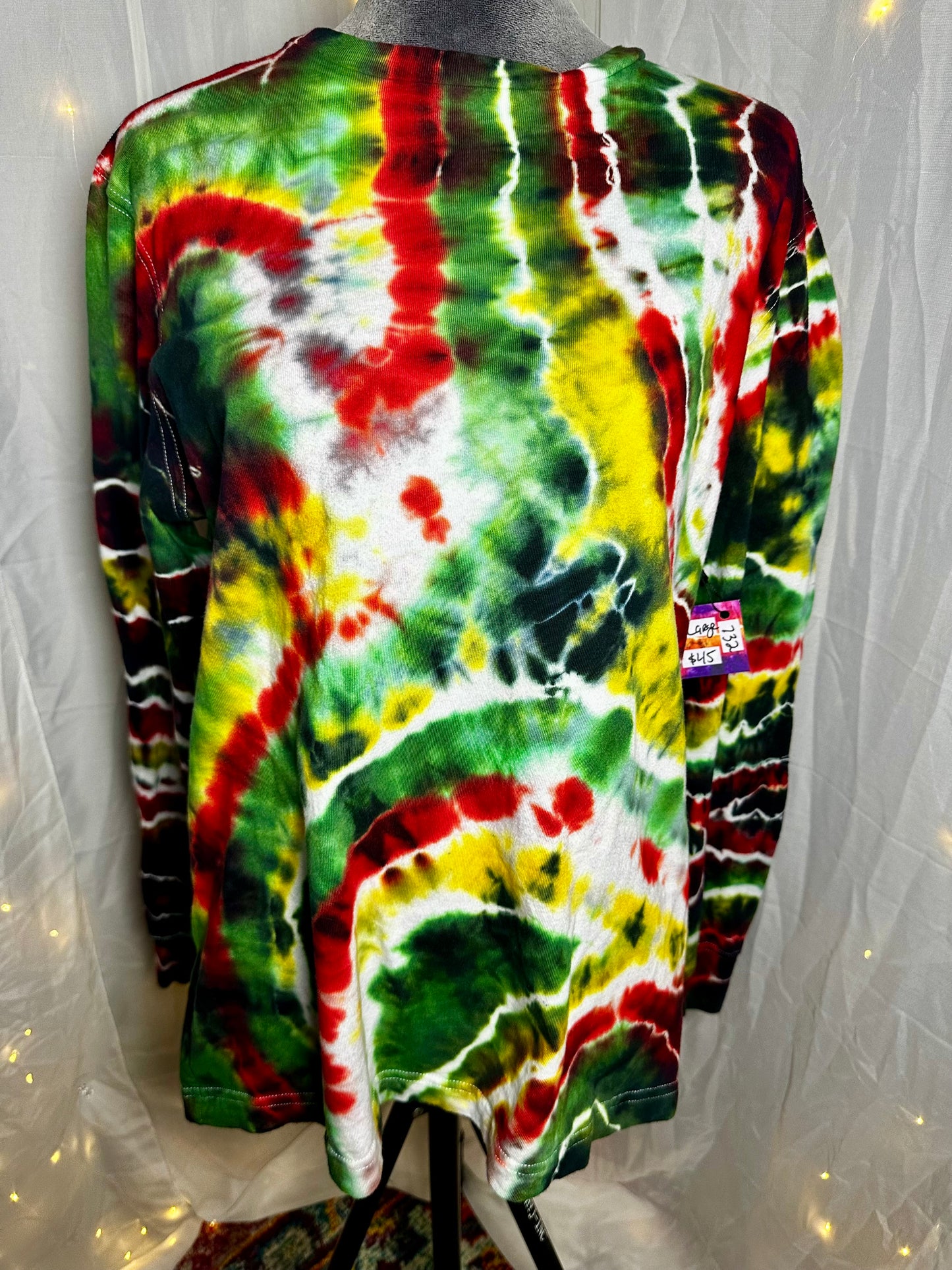 Large Rasta Vibrations Geode Long Sleeve T-Shirt