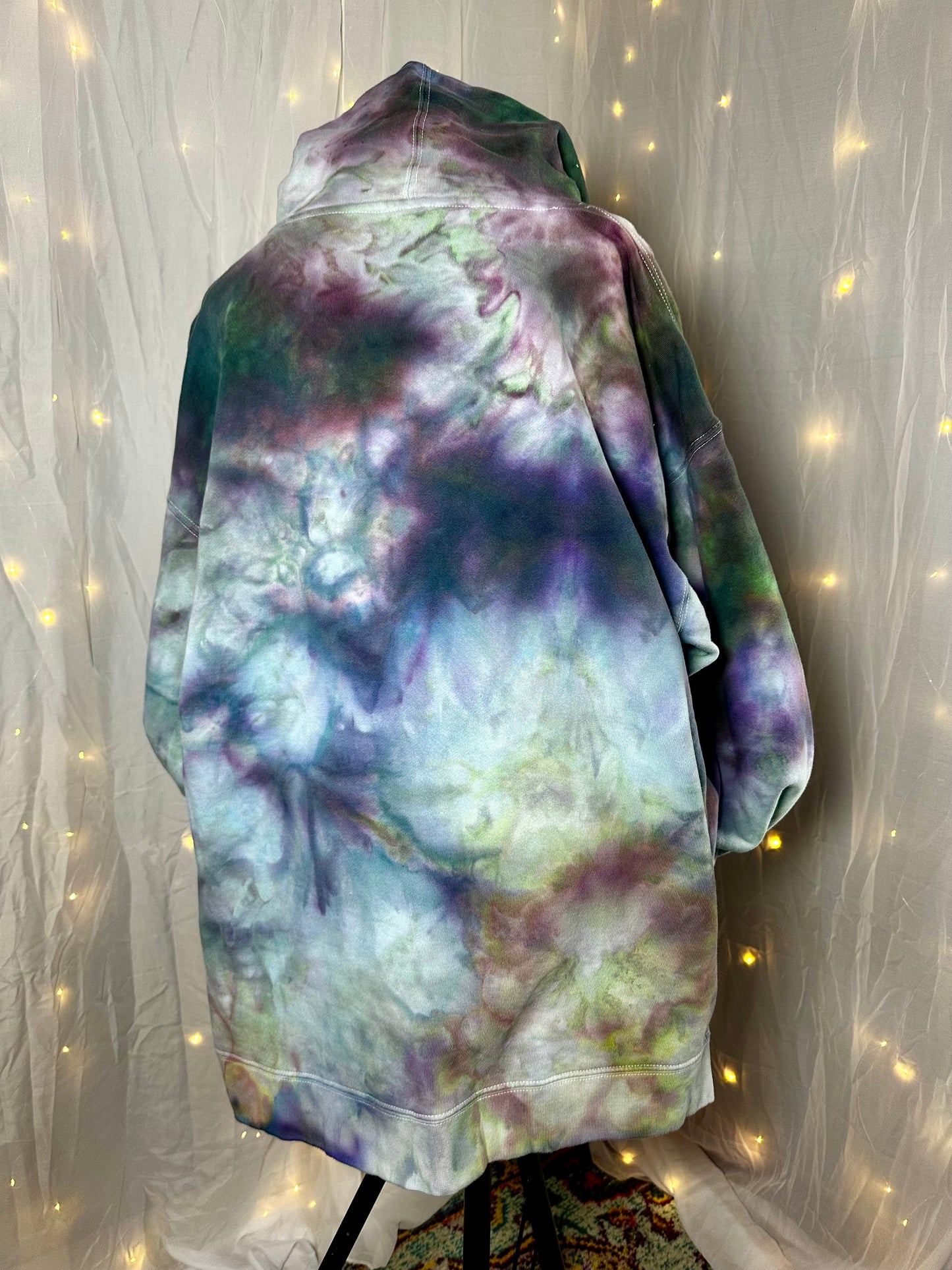 3XL Smoky Opal Ice Dye Hoodie