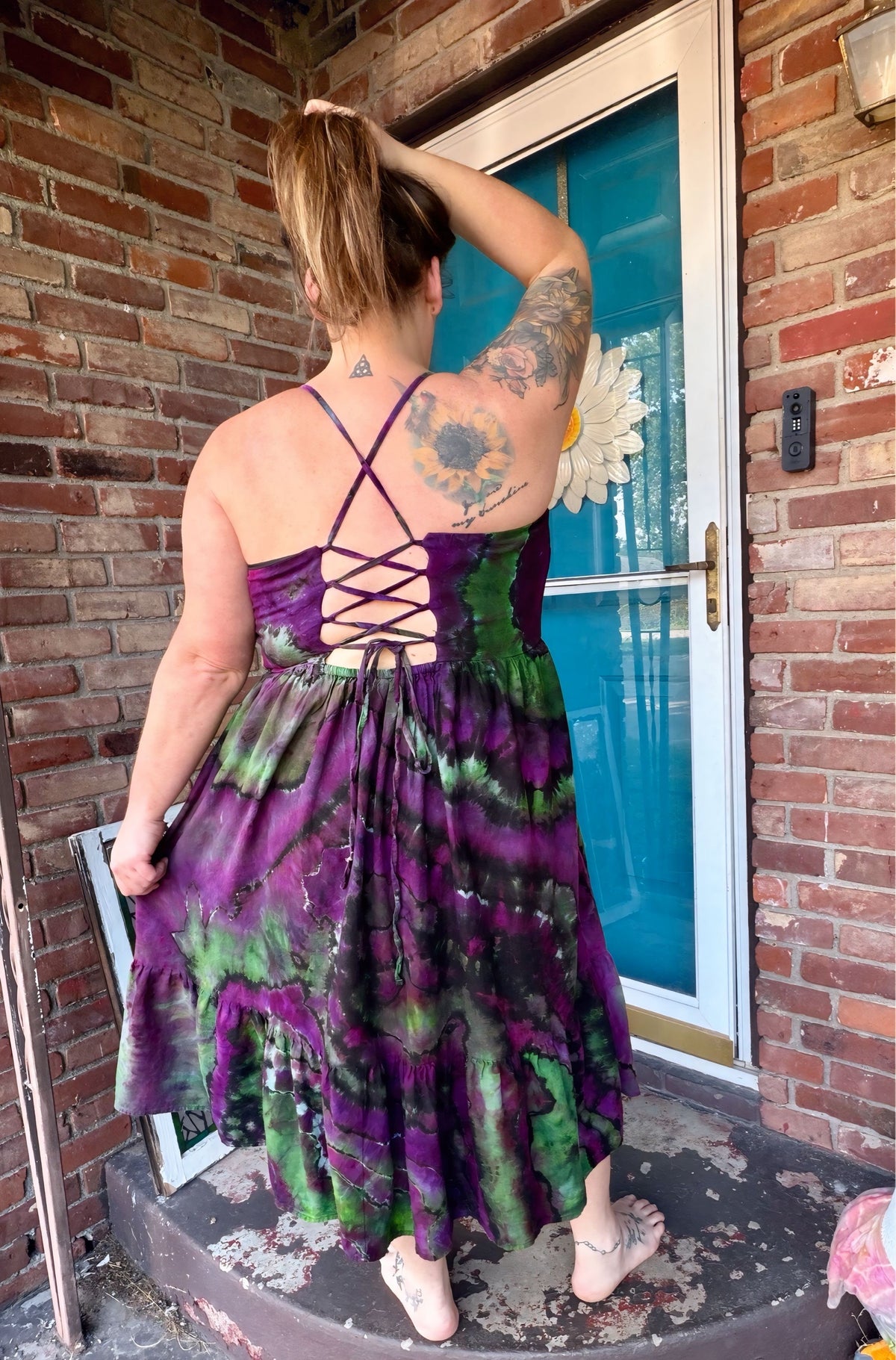 XXL Emerald Moon Spell Midi Dress