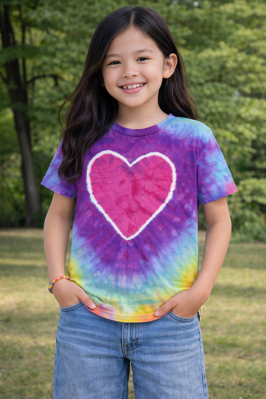 Youth X-Small Dreamy Pastels Love Tee