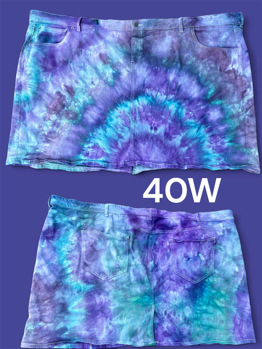 40W Moonlit Lagoon Mini Skirt