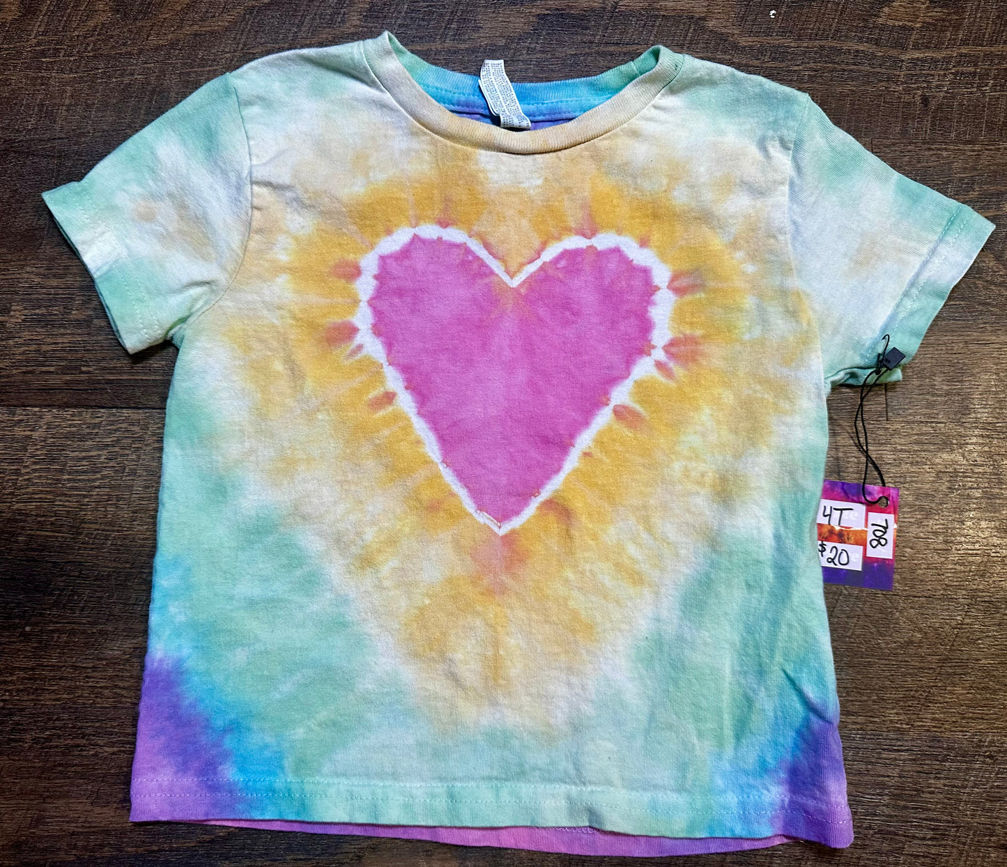 4T Dreamy Pastels Love Tee