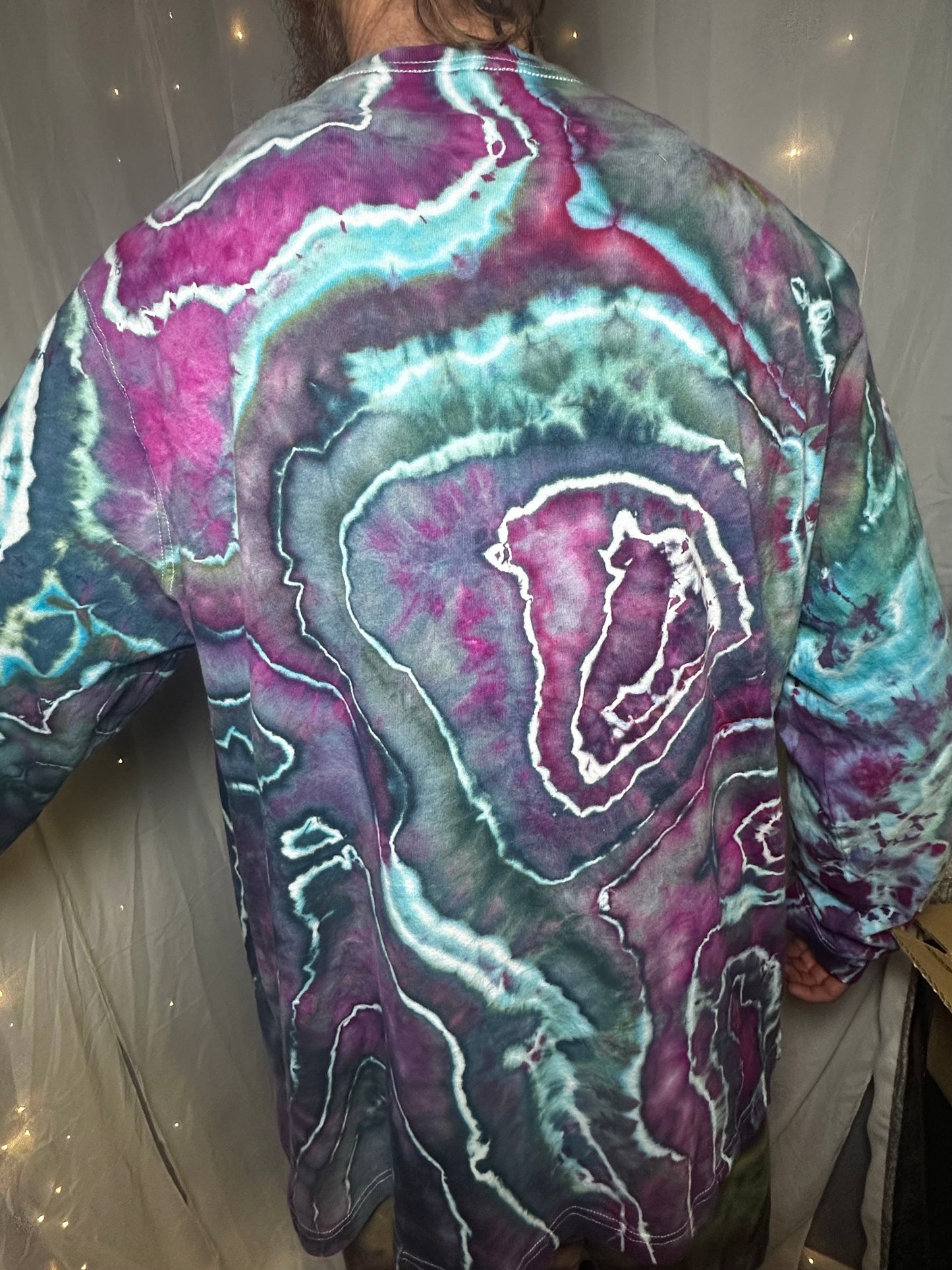 2XLT Galaxy Tide Geode Long Sleeve Tee