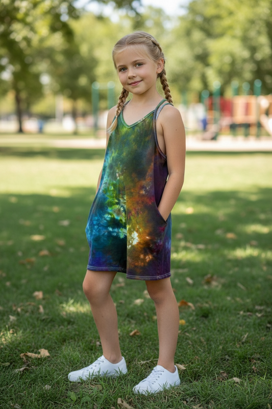 10 Girls Starlit Forest Romper