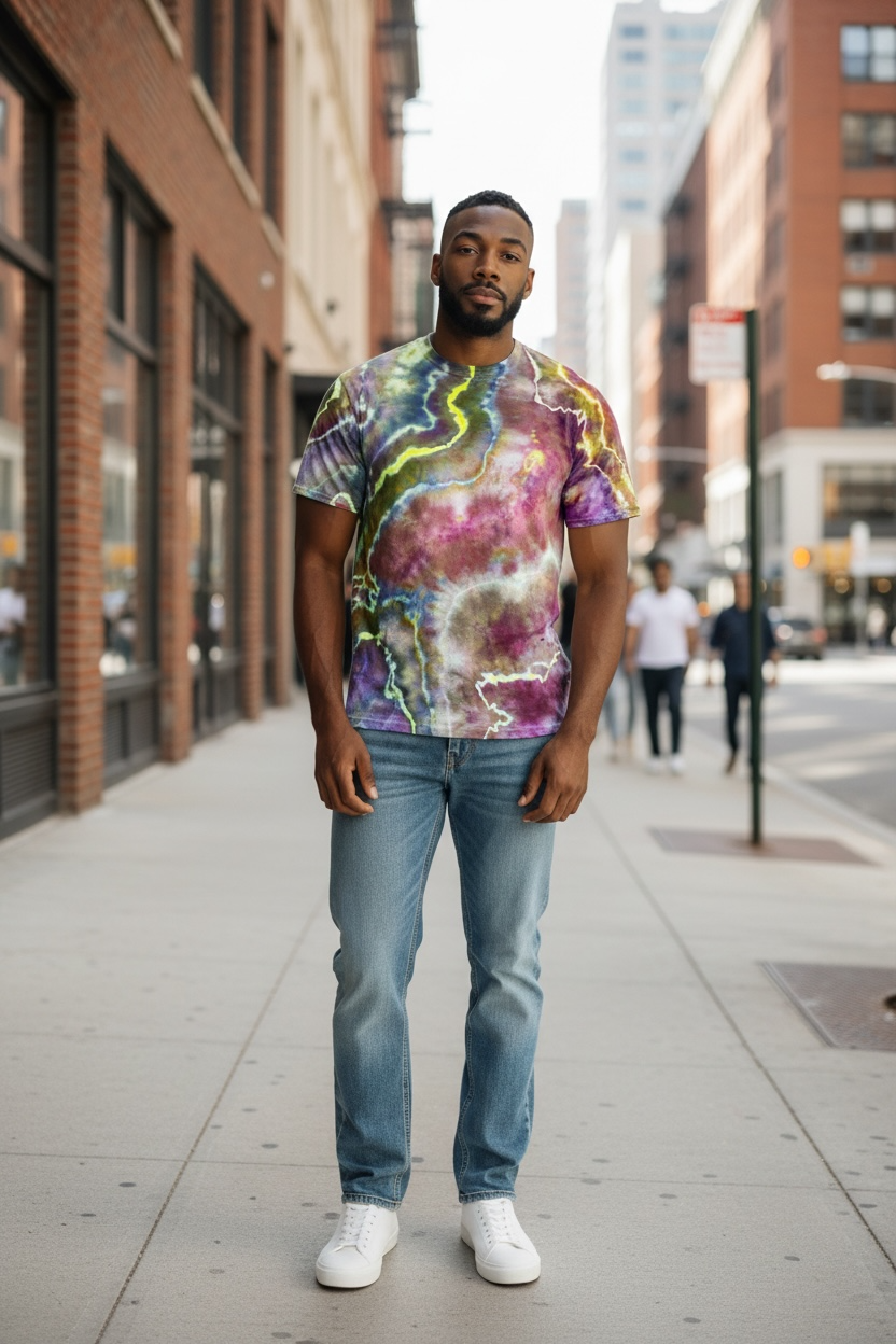 XL Midnight Voltage Tee *UV REACTIVE*