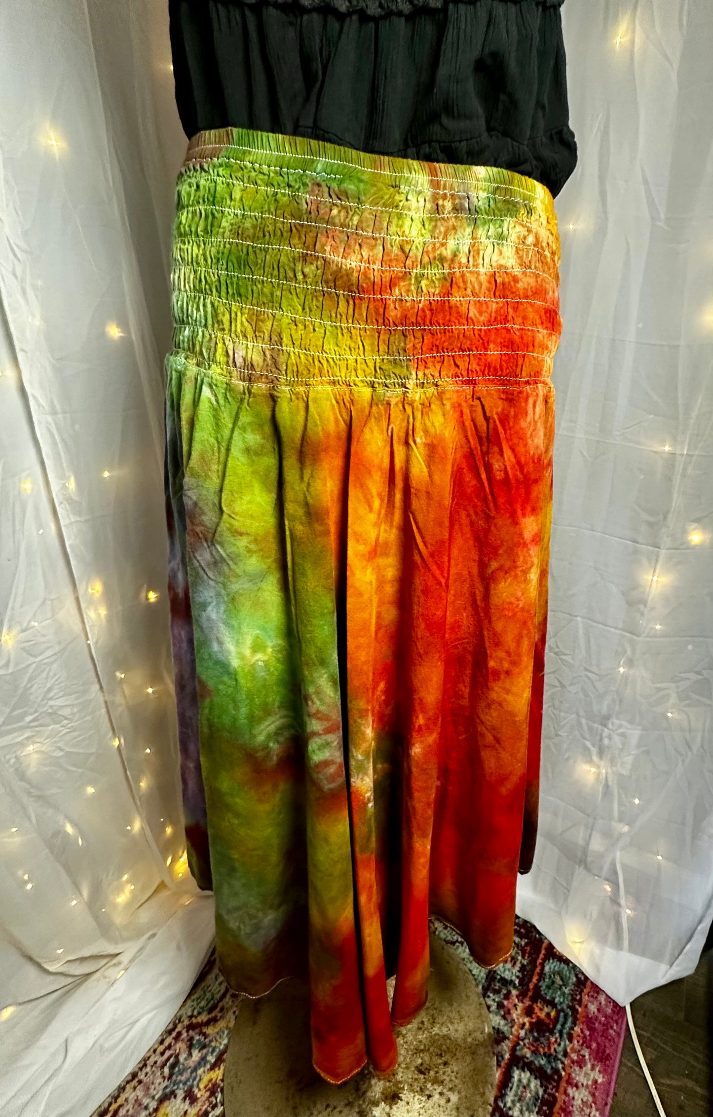 L/XL/2X Rustic Rainbow Grove Convertible Dress & Skirt