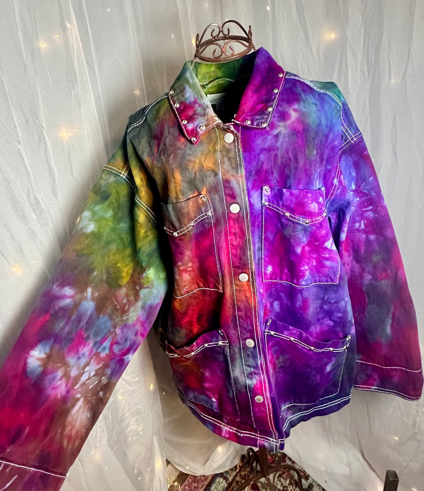 XL Stardust Forest Denim Jacket