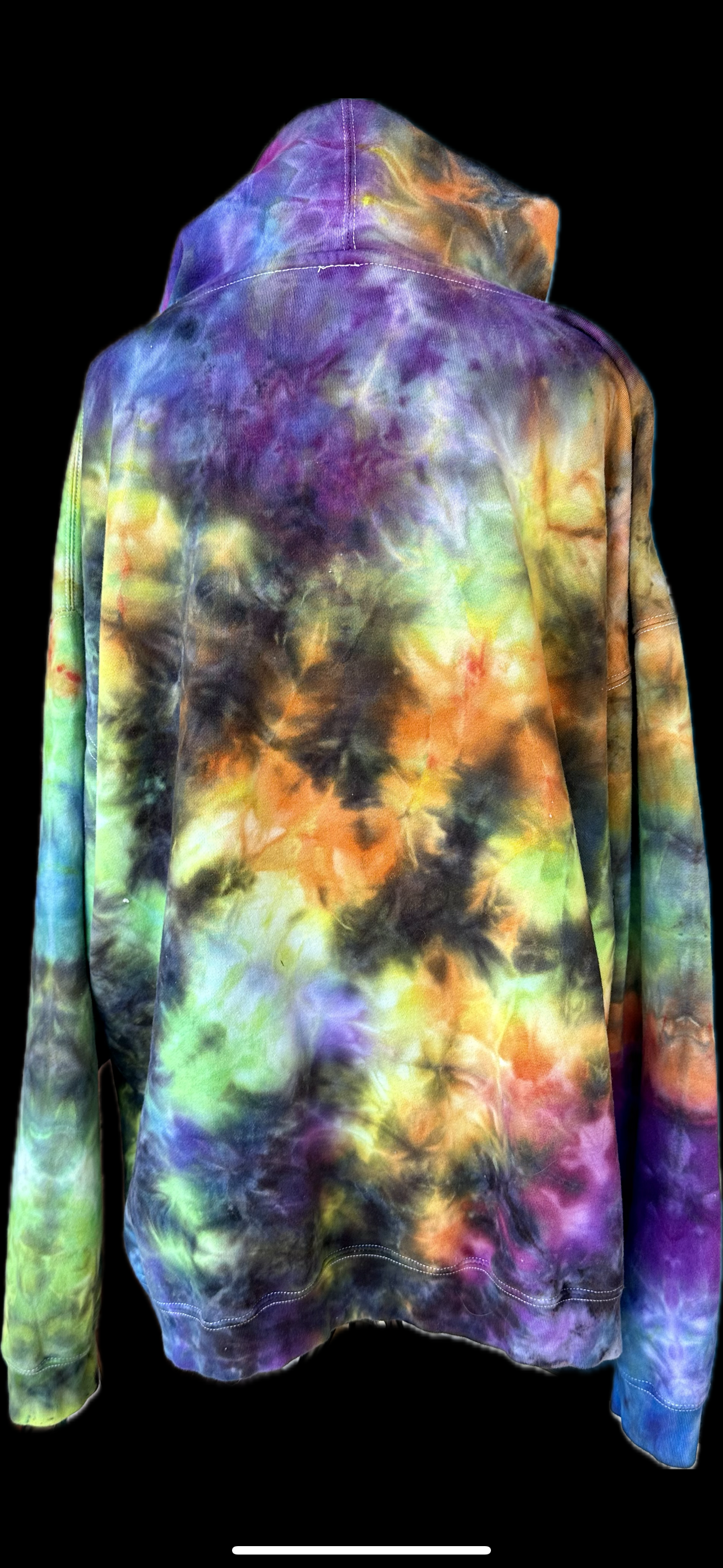 5X rainbow Scrunch Hoodie