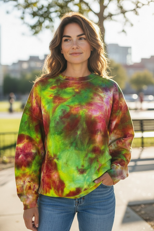 XL Poison Apple Grove Crewneck Sweatshirt *Damaged sold as is*