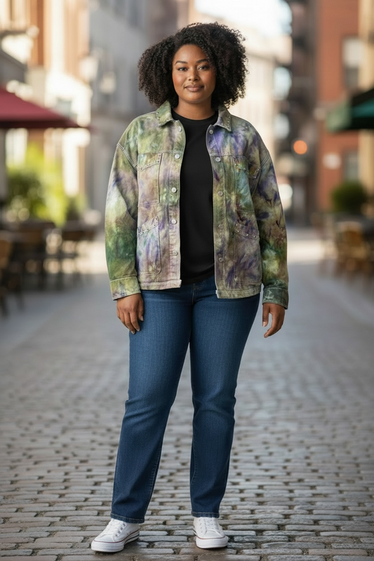 XXL Midnigjt Moss Magic Denim Jacket