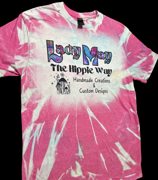 Medium Lady May Hippie Way Logo Tee