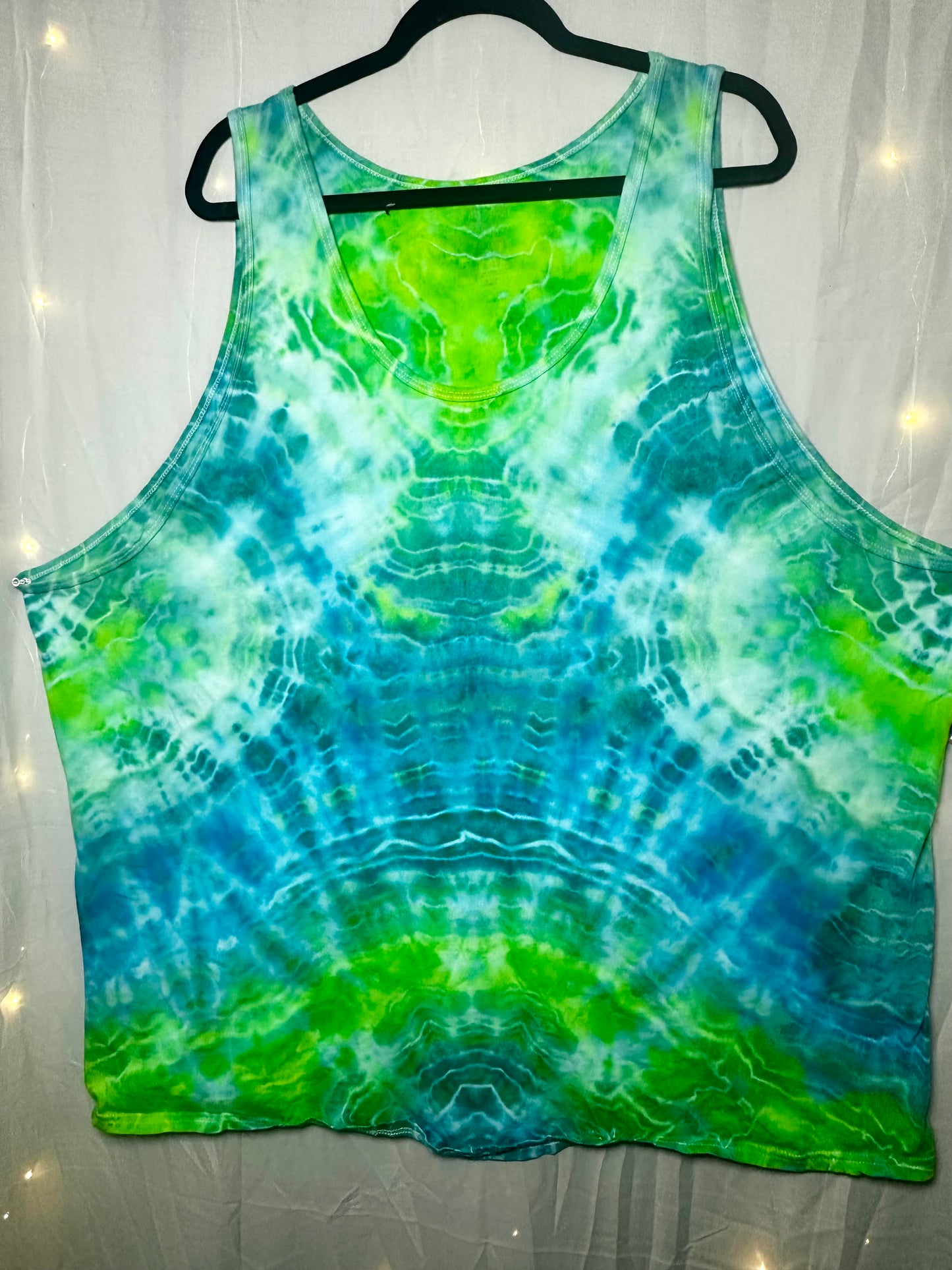 4XL Aqua Voltage Tank Top