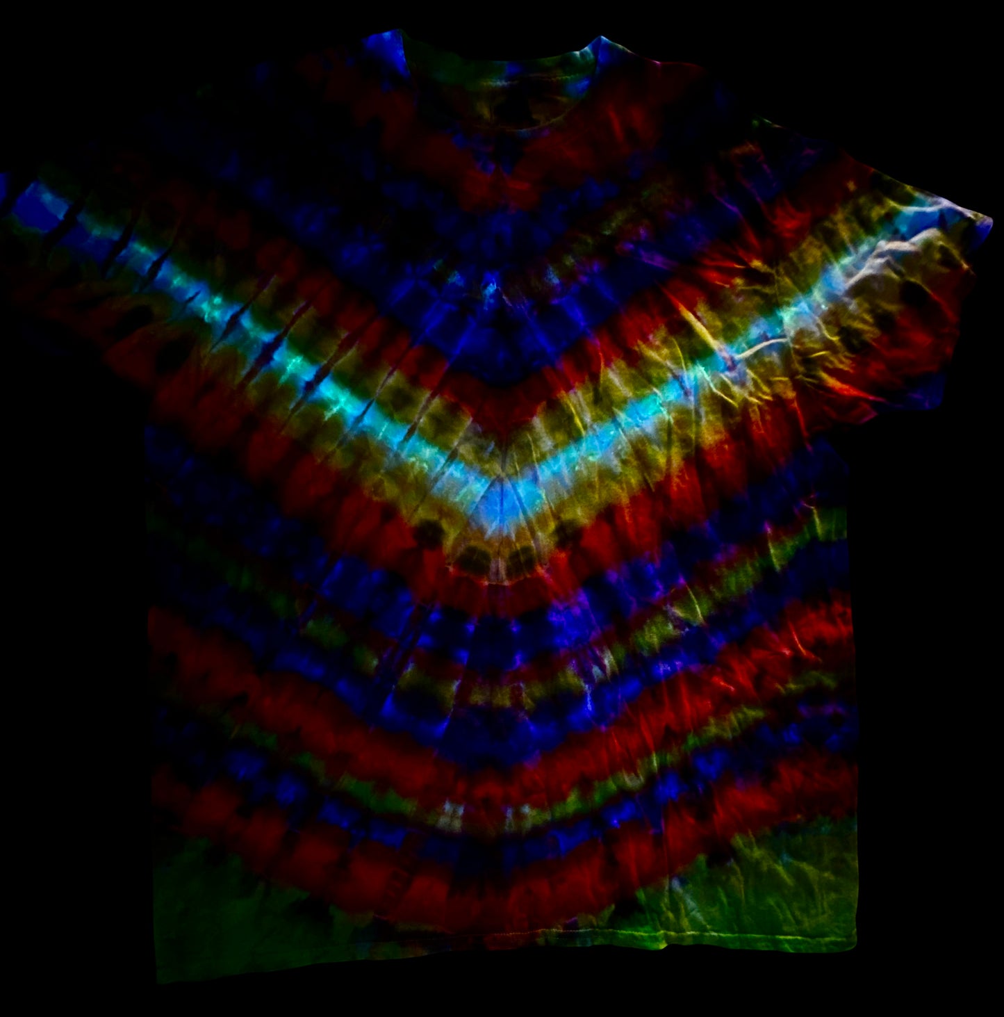 2XL Neon Halloween Vortex Tee *UV Reactive*