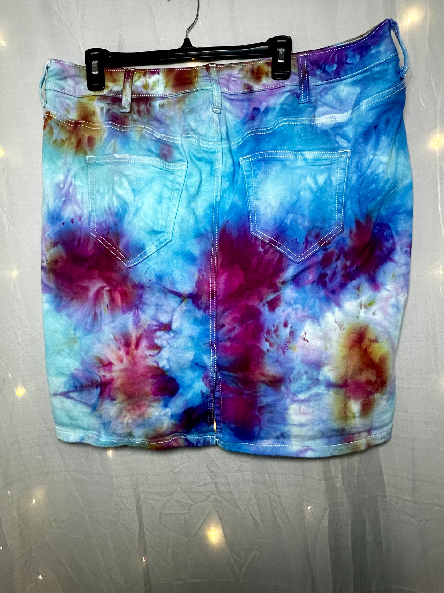 16Plus Cloudburst Denim Skirt