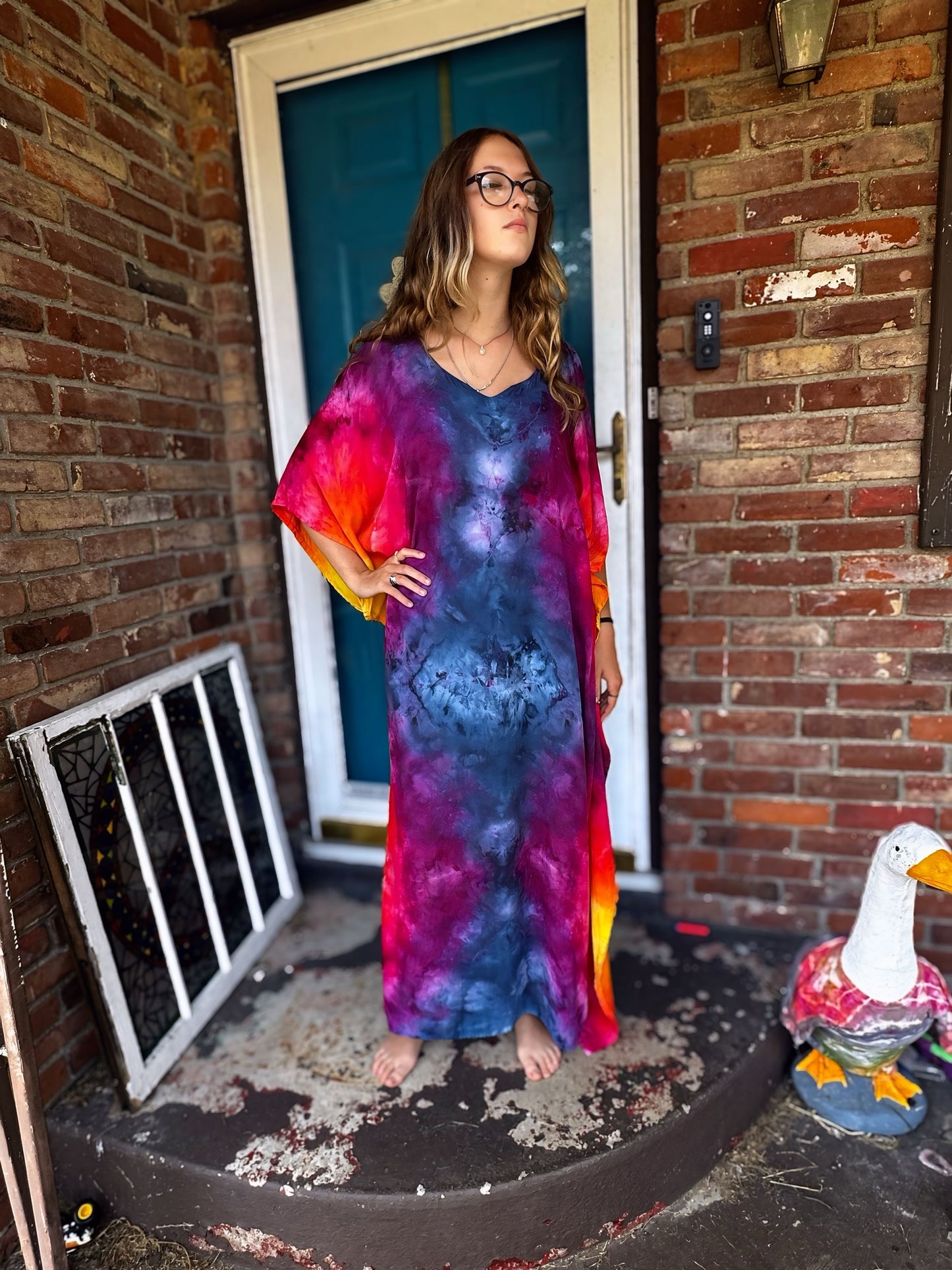 One Size Sunset Dreams Kaftan