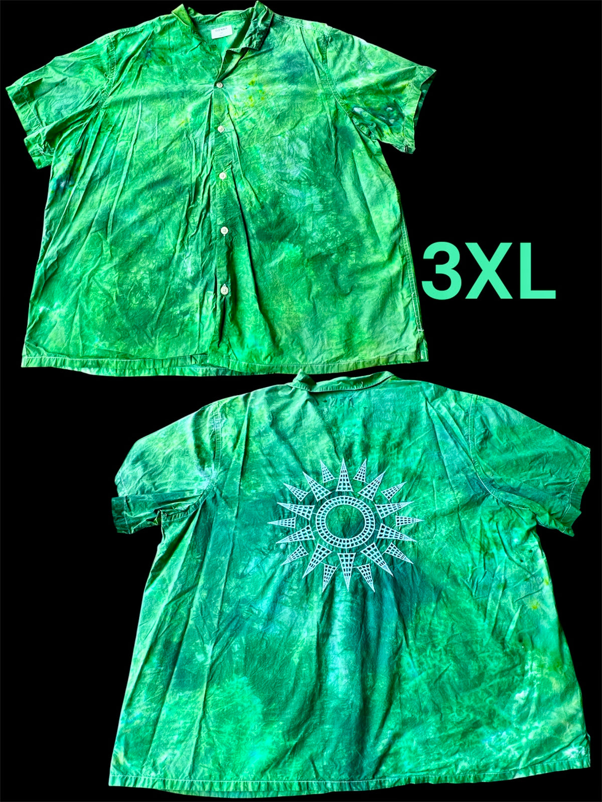 3XL Emerald Solstice Camp Shirt