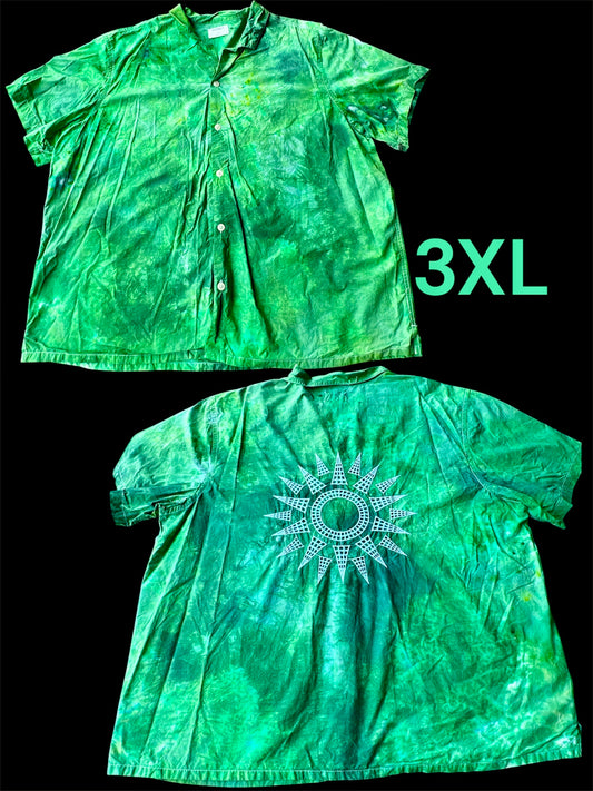 3XL Emerald Solstice Camp Shirt