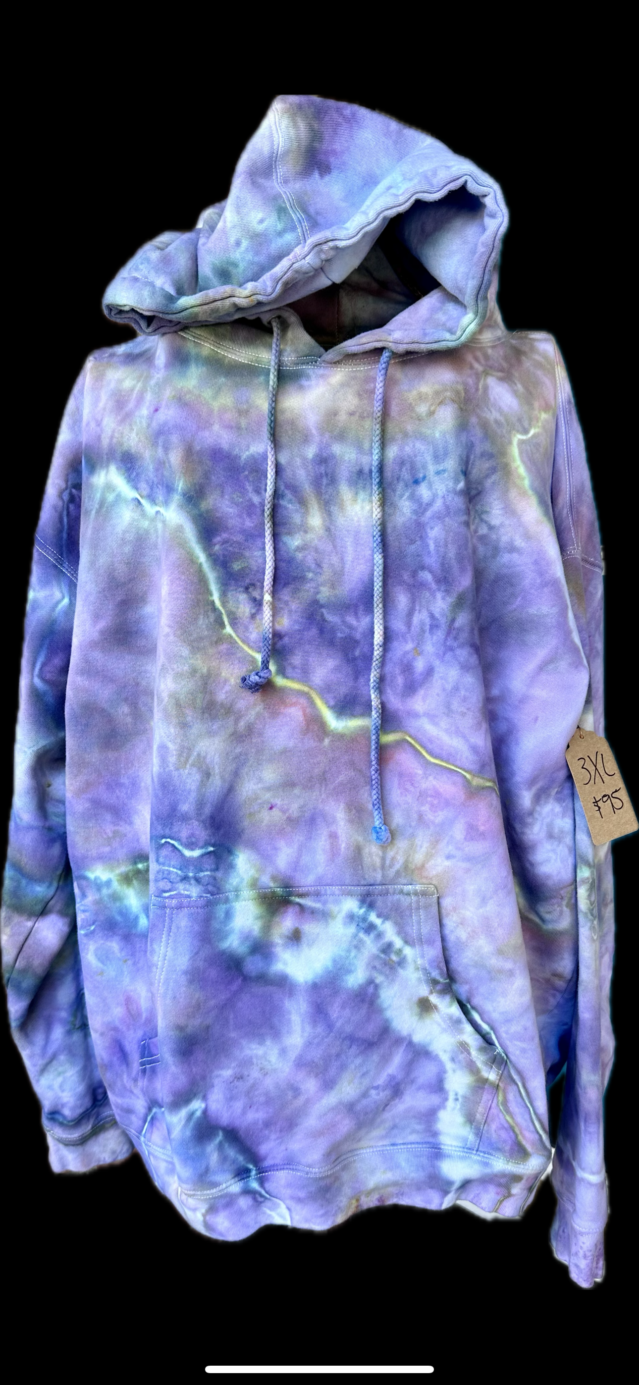 3XL Mother of pearl Hoodie