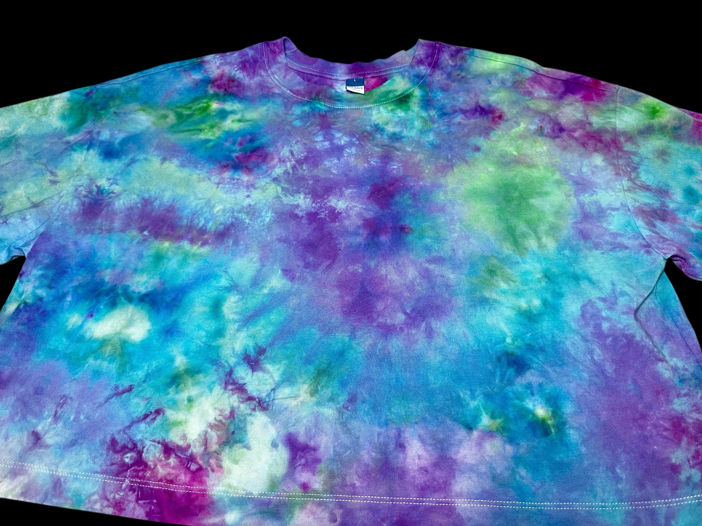 Large Seafoam Galaxy Crop Top