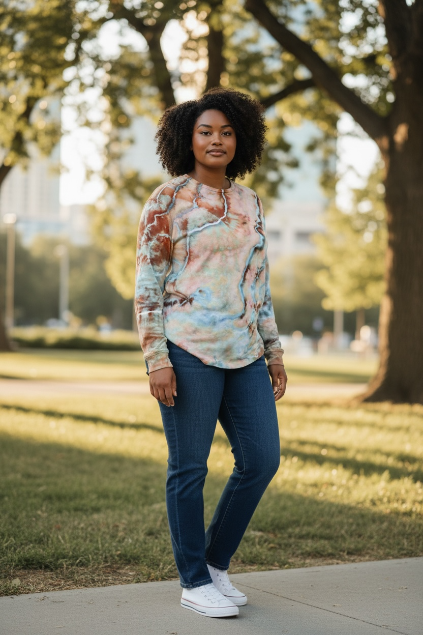2XL Painted Sandstone Long Sleeve Tee