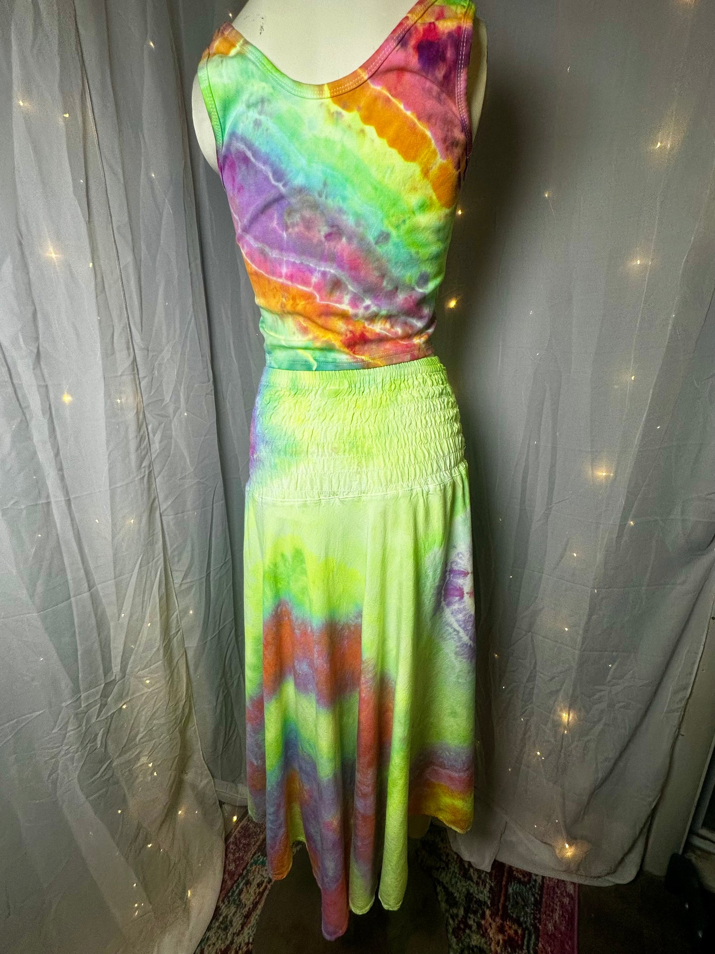OS High Voltage Rainbow Convertible Set *UV REACTIVE*