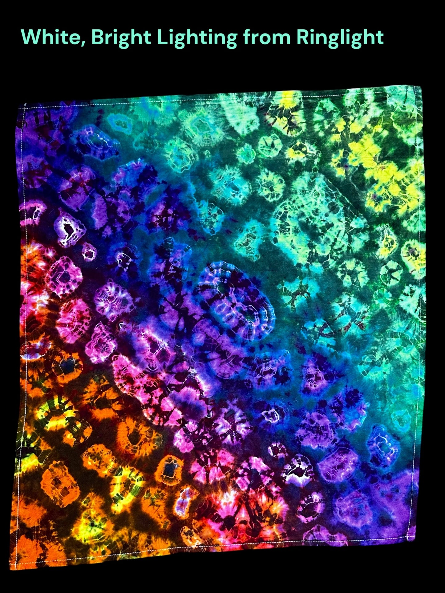 Neon Rainbow Reef Kitchen Towel / Mini Tapestry