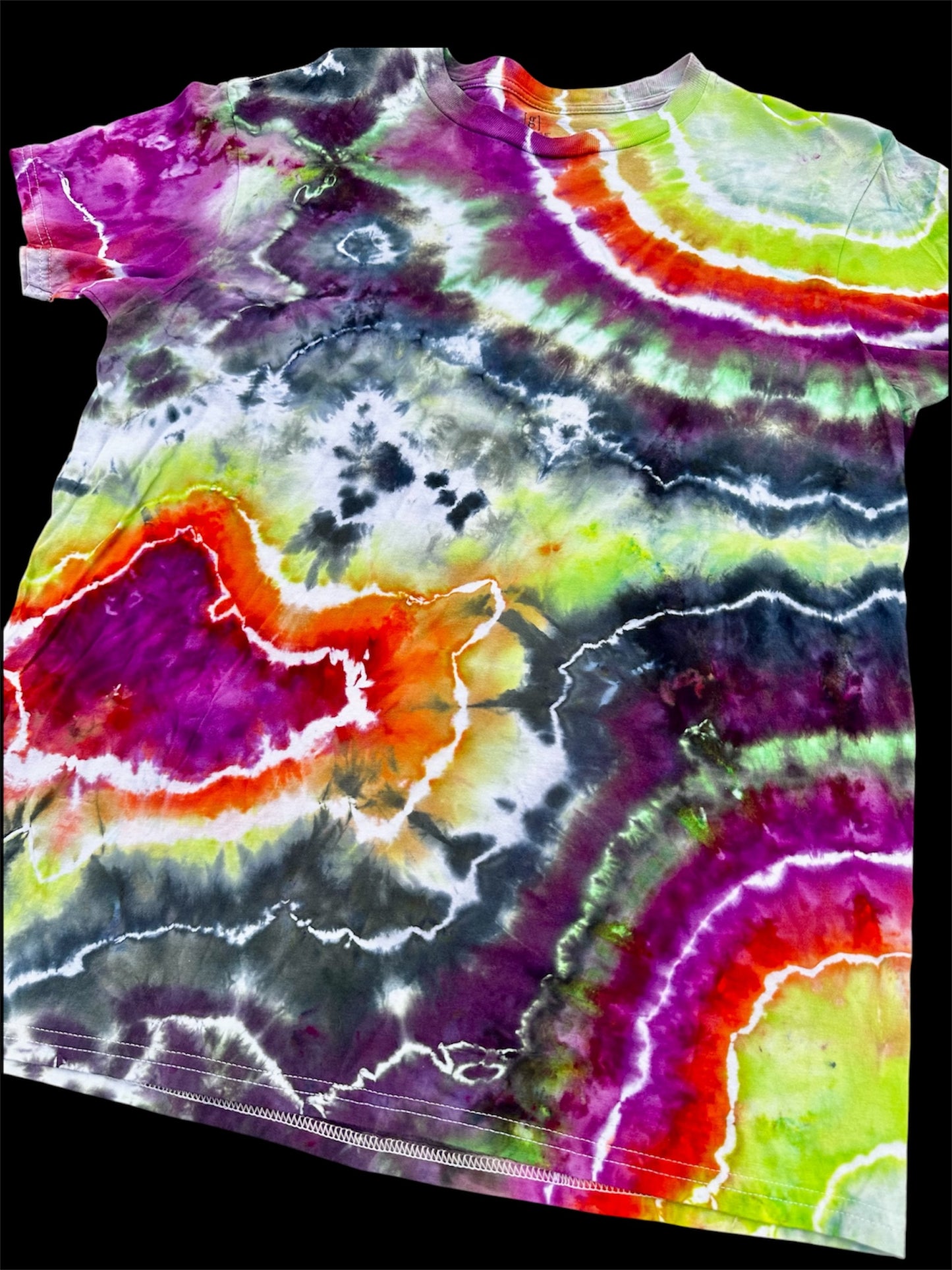 Large Neon Halloween Geode Tee