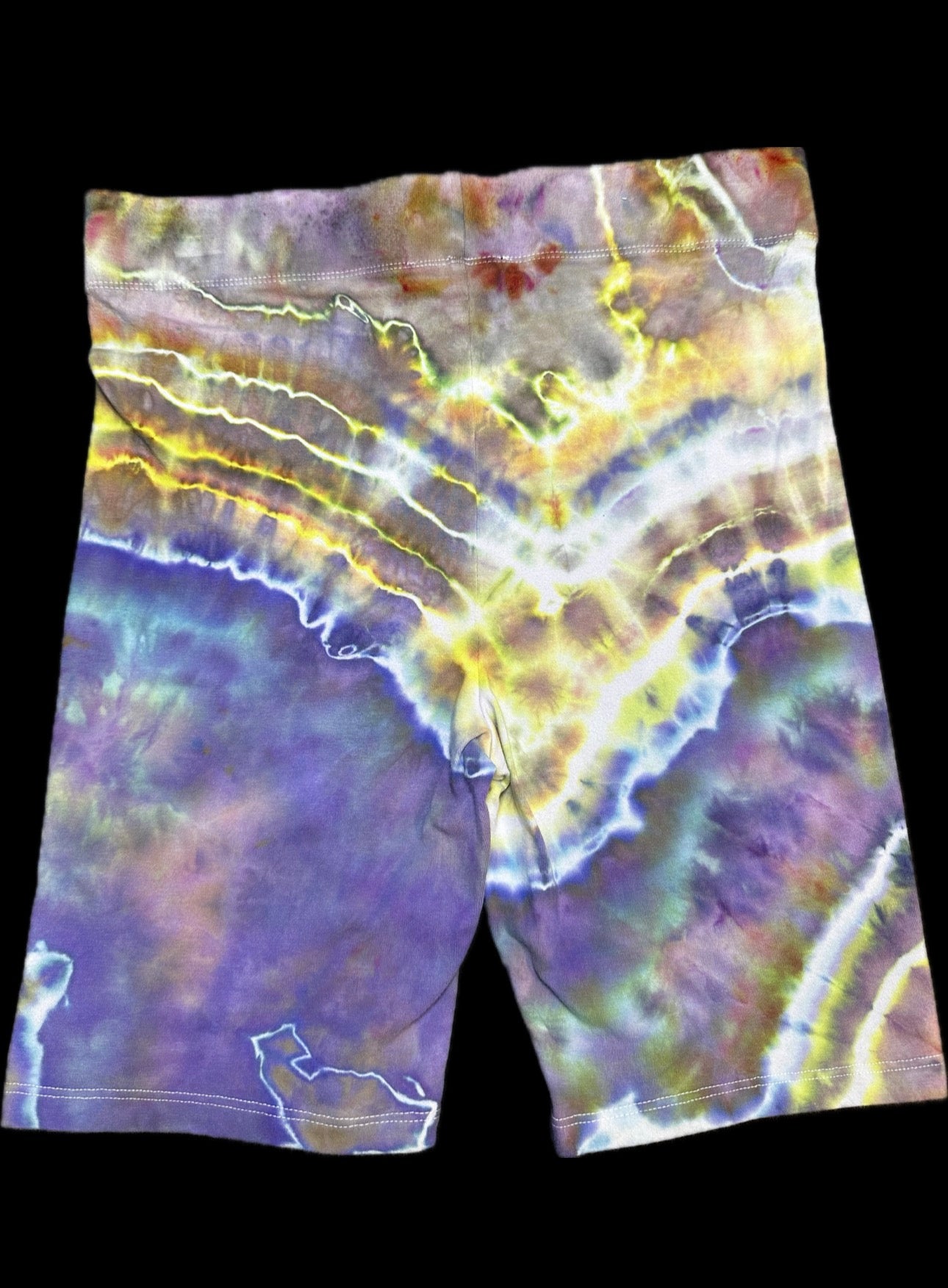 Large Violet Voltage Biker Short