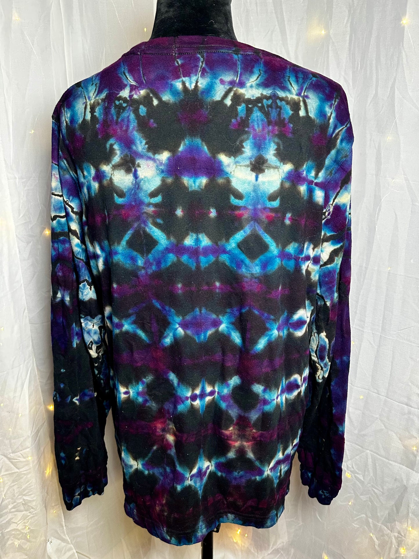 Large Midnight Prism Pulse Long Sleeve T-Shirt
