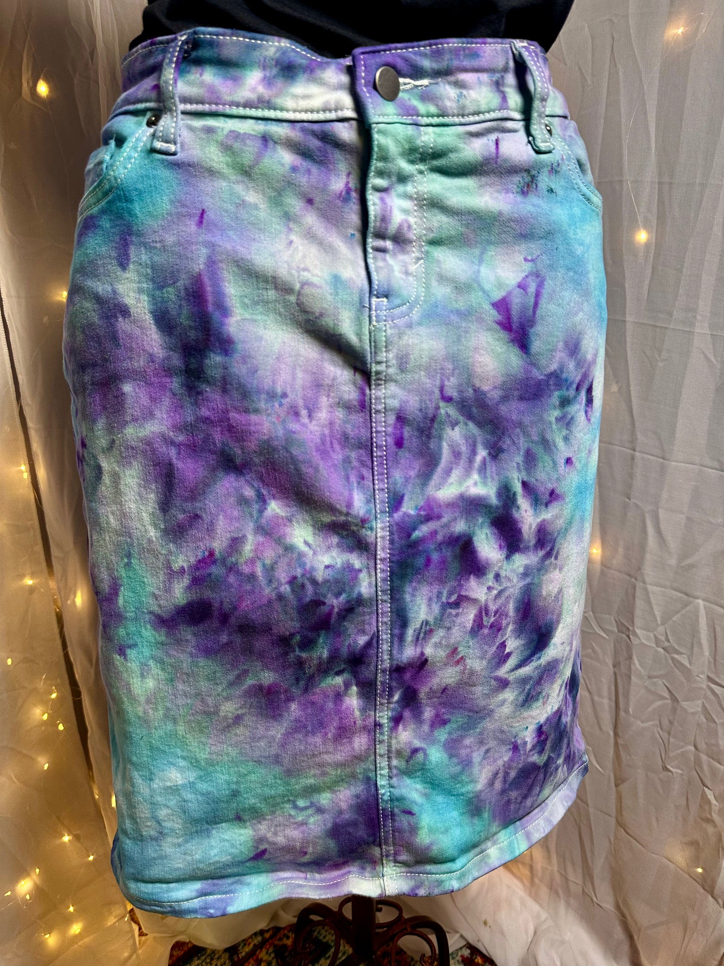 Size 16 Dreamy Night Denim Skirt