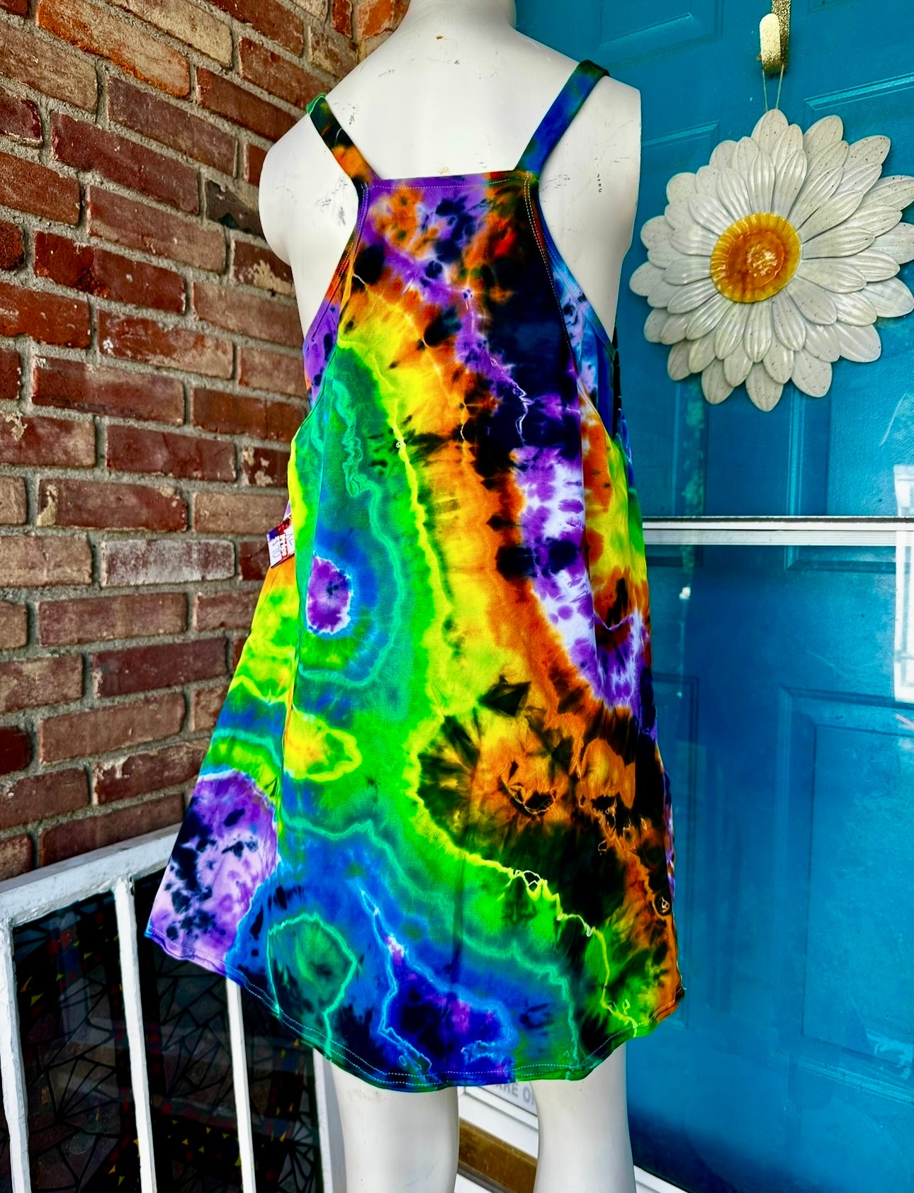 XL Kaleidoscope Chaos Romper Dress