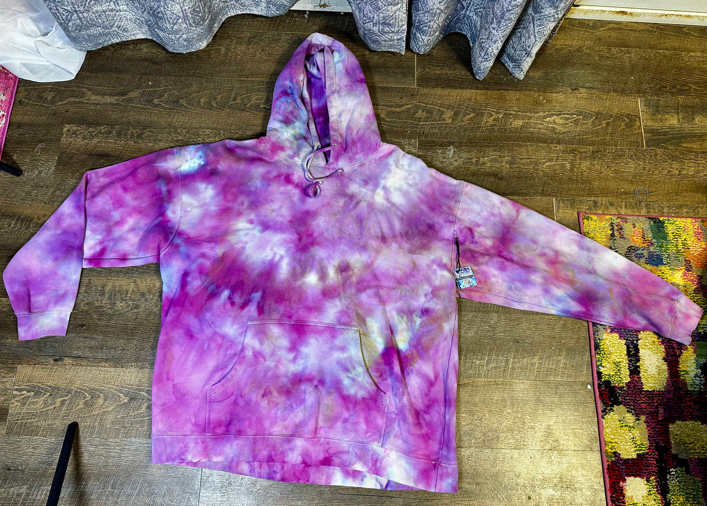 4XL “Stonewash Amethyst Ice Dye Hoodie