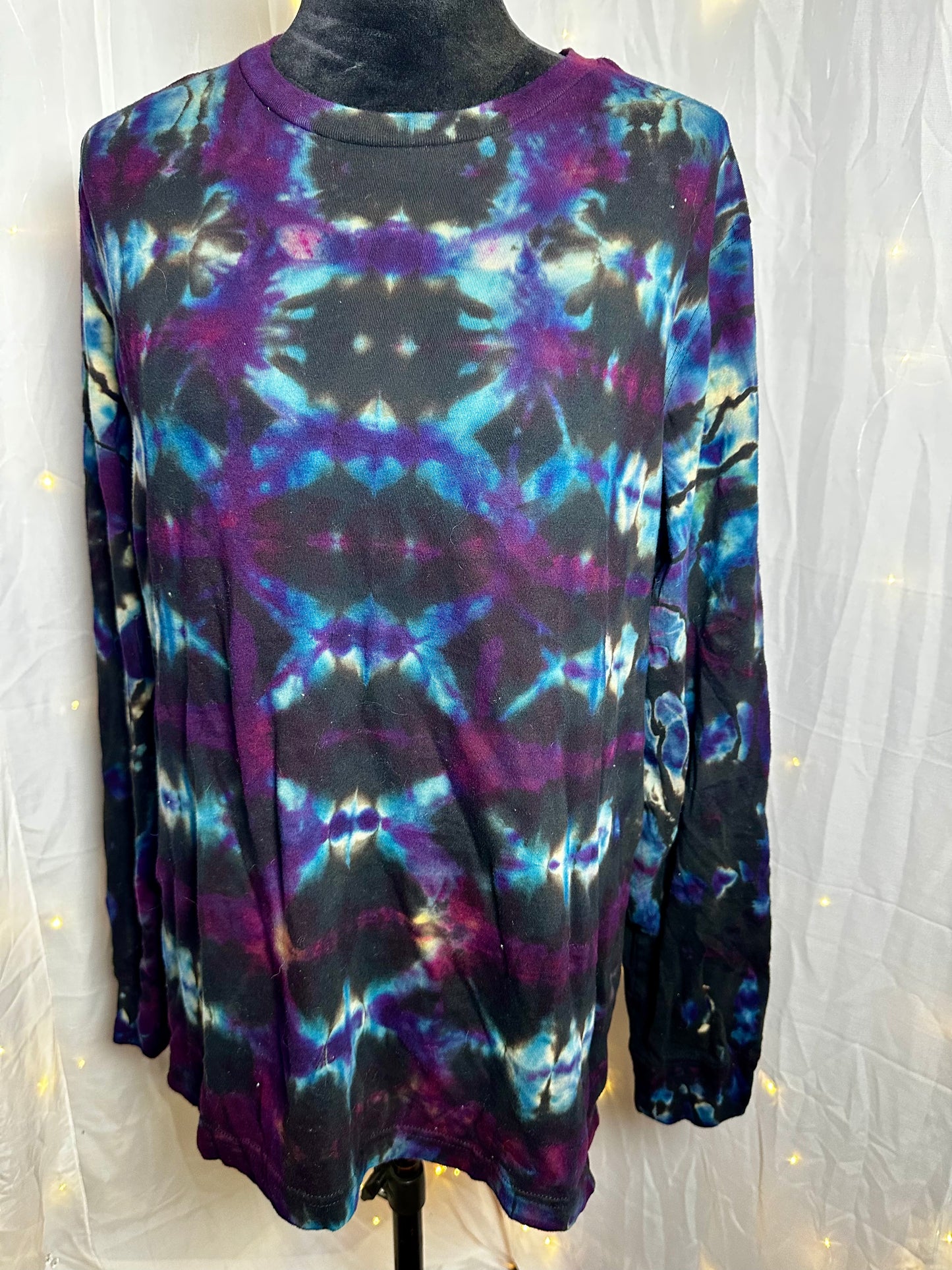 Large Midnight Prism Pulse Long Sleeve T-Shirt
