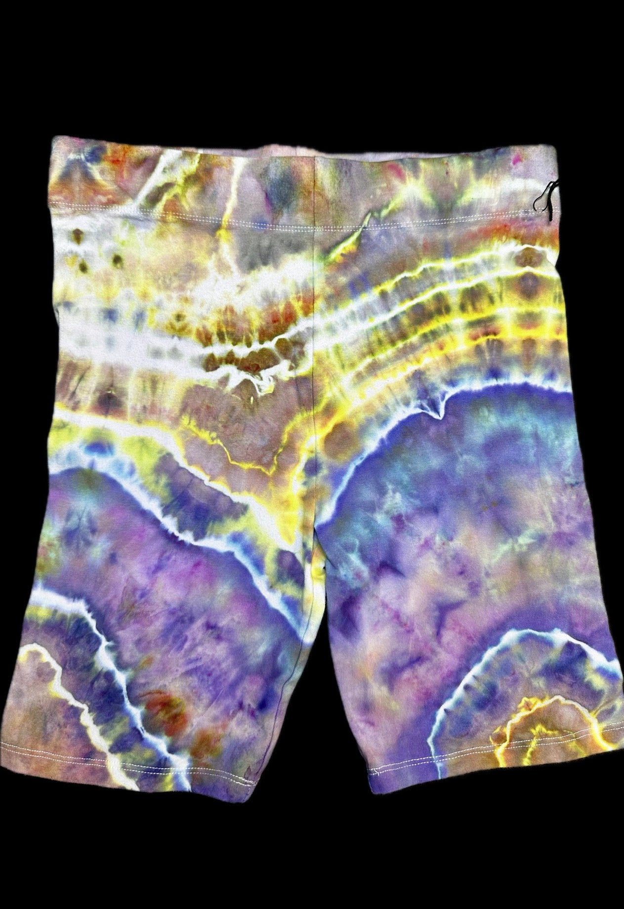 Large Violet Voltage Biker Short
